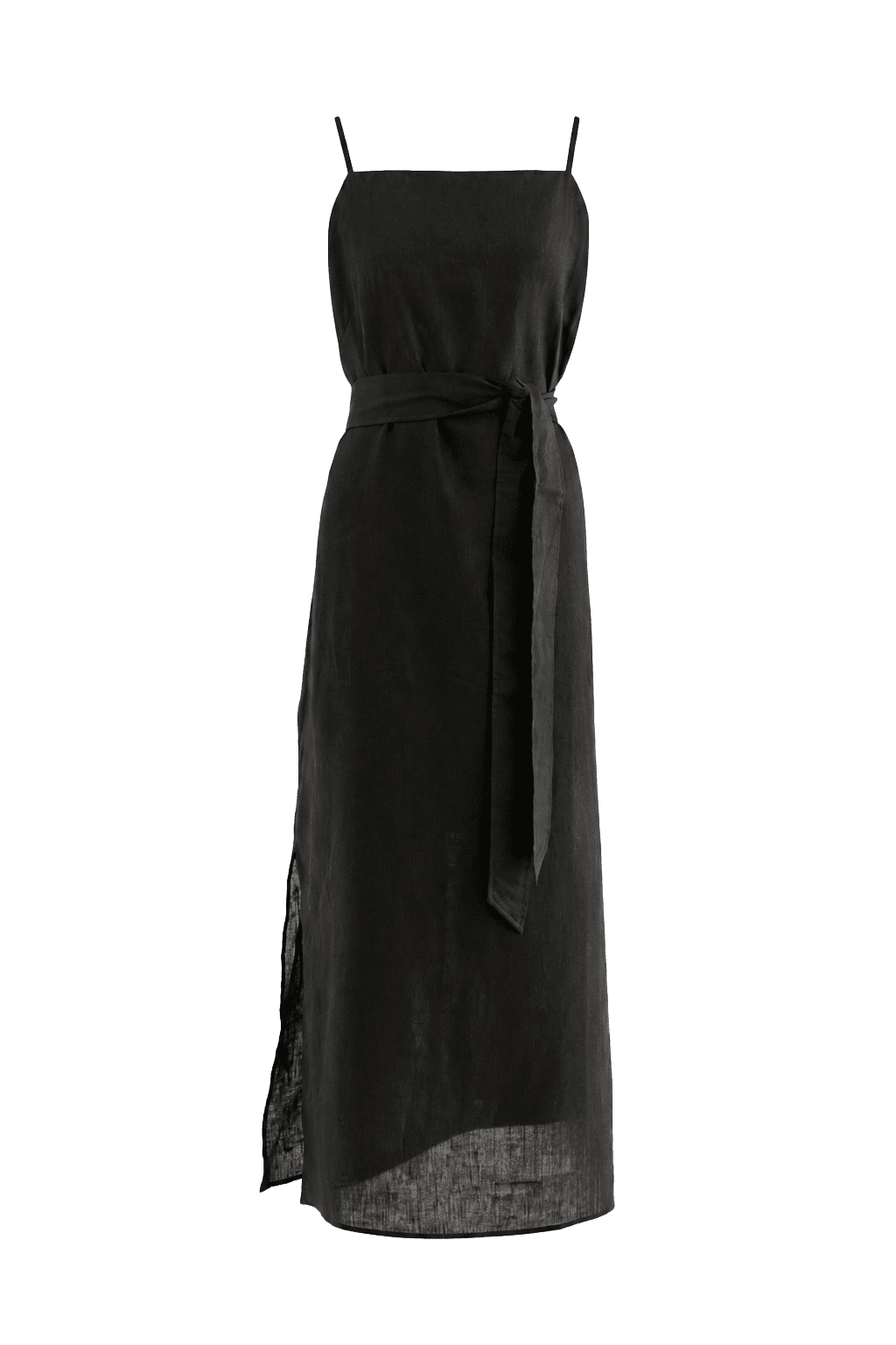 VESTIDO LINHO DOHA ALÇA MIDI