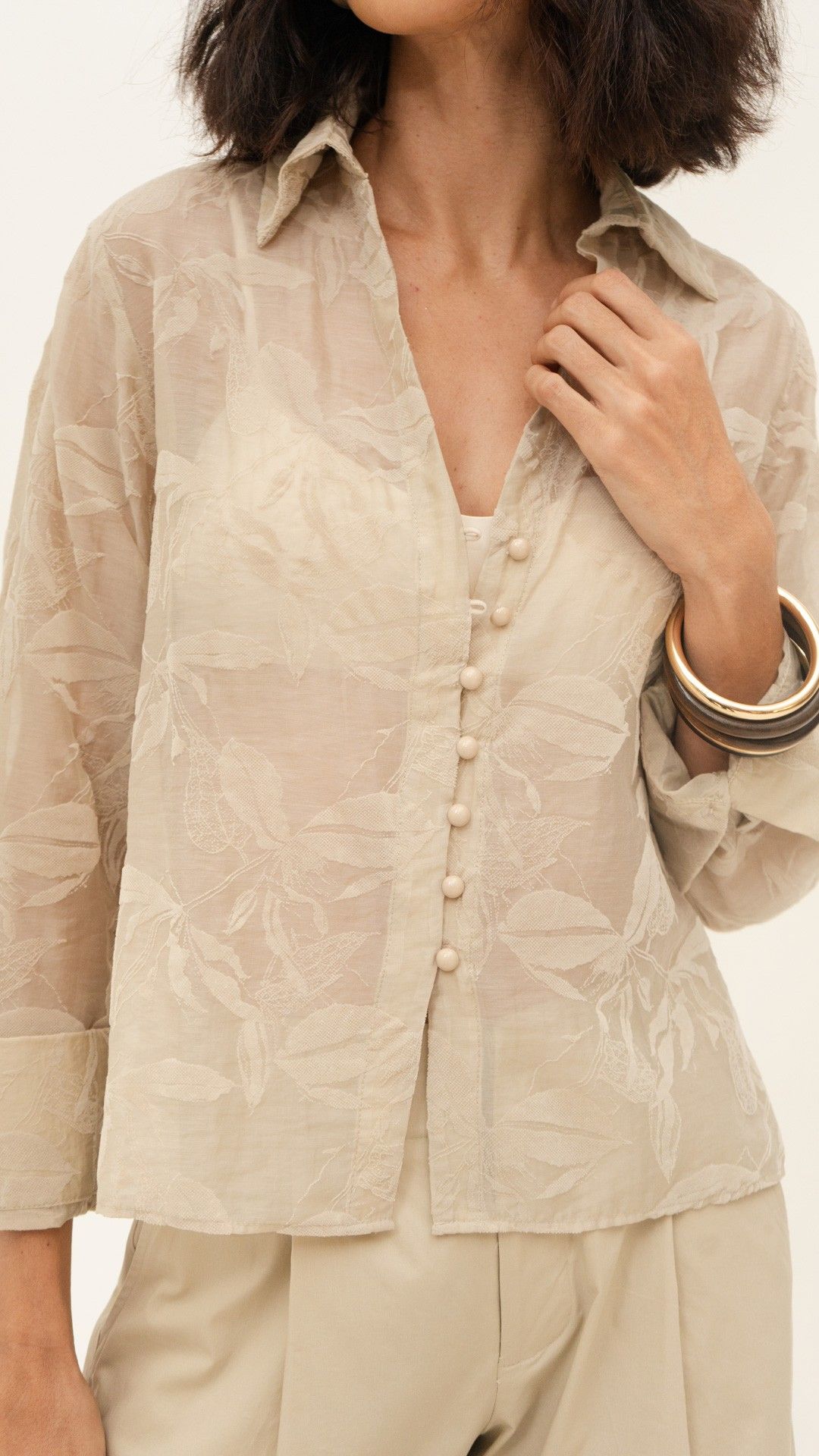 CAMISA RAMI HUNAN BORDADA
