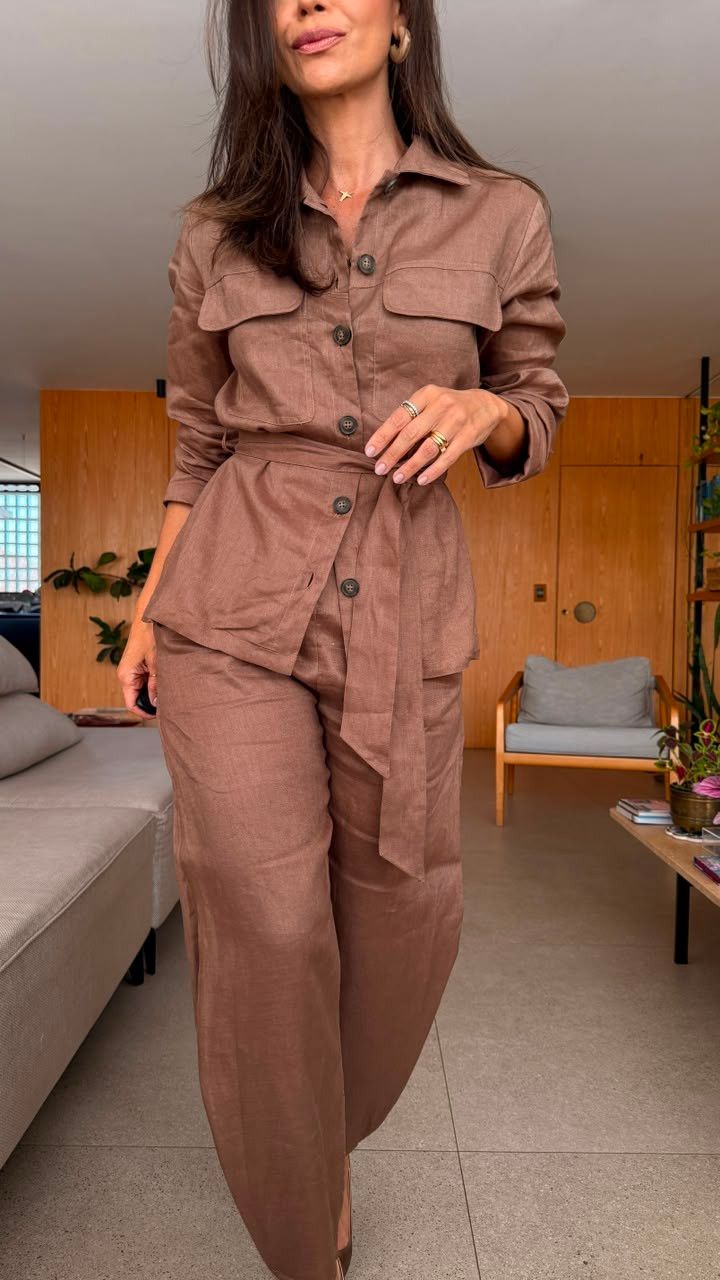 PARKA LINHO DOHA BOLSO