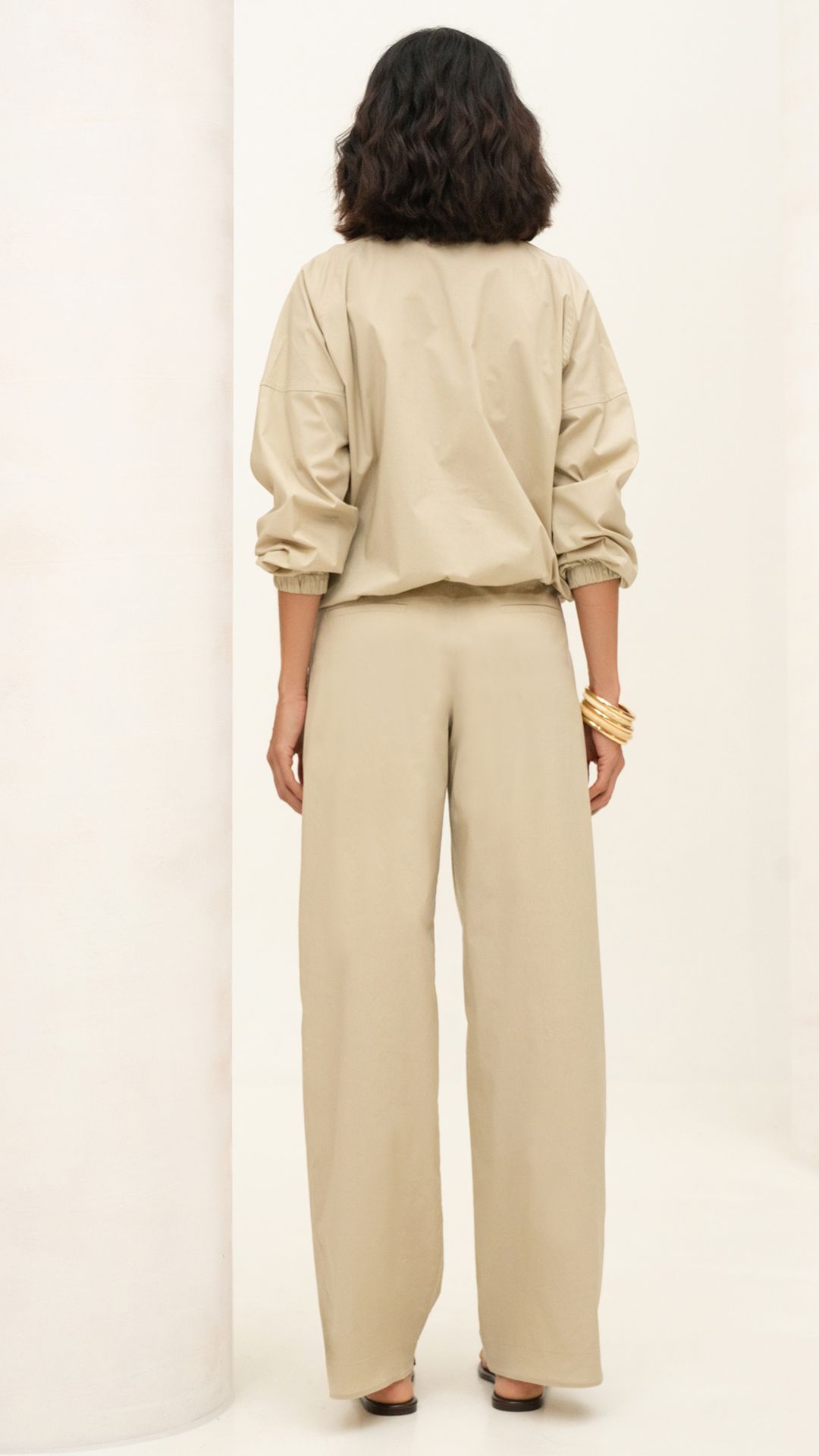 OK CALÇA TRICOLINE TORONTO PREGA WIDE LEG
