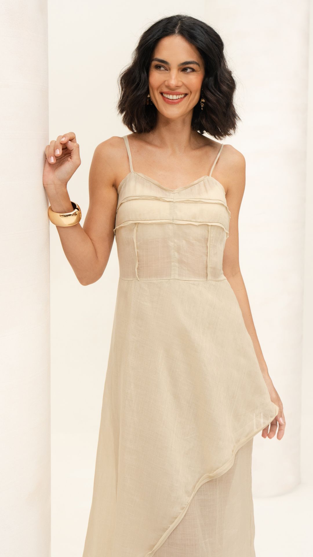OK VESTIDO RAMI HUNAN C/ TOP MIDI ALÇA