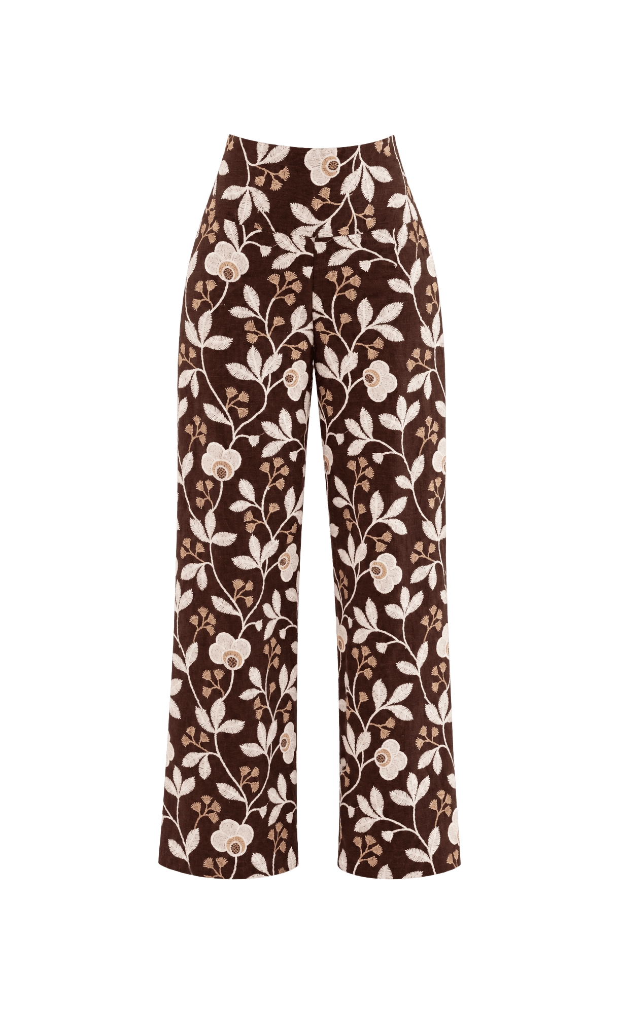 CALÇA BORDADA VIENA PALA WIDE LEG