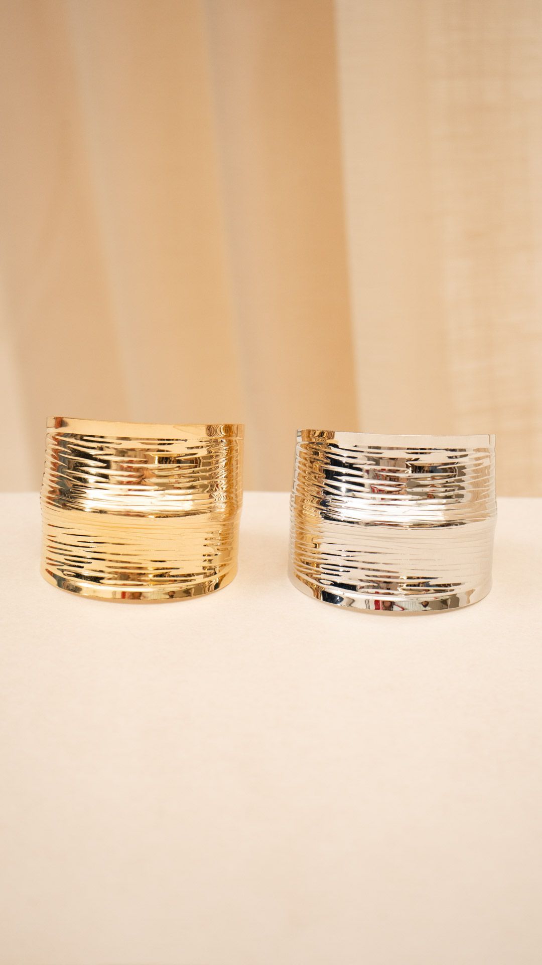 PULSEIRA BRACELETE METAL TEXTURA