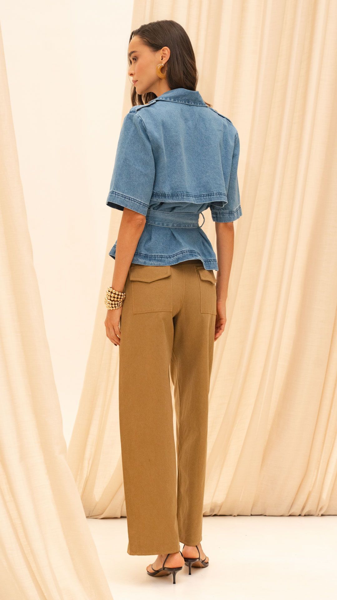 TRENCH COAT JEANS URBAN MANGA C.