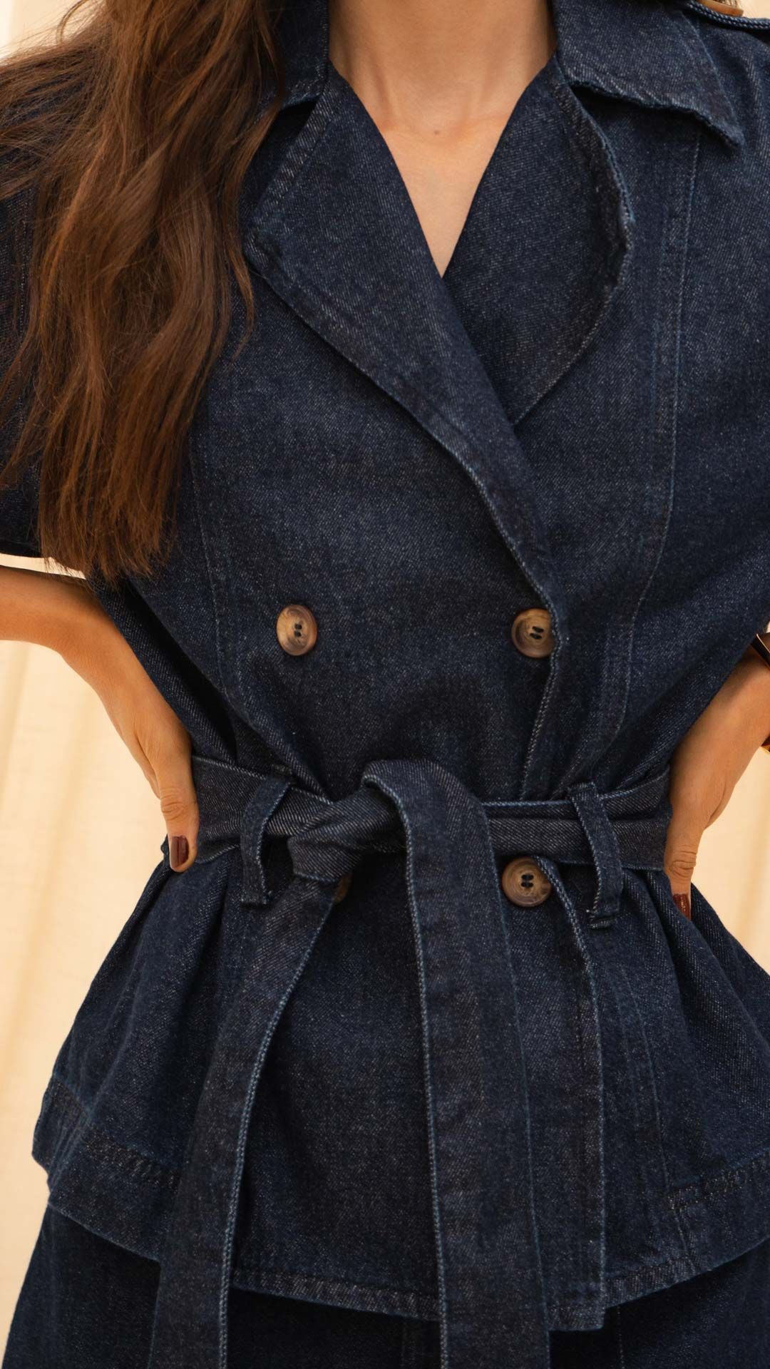 TRENCH COAT JEANS URBAN MANGA C.