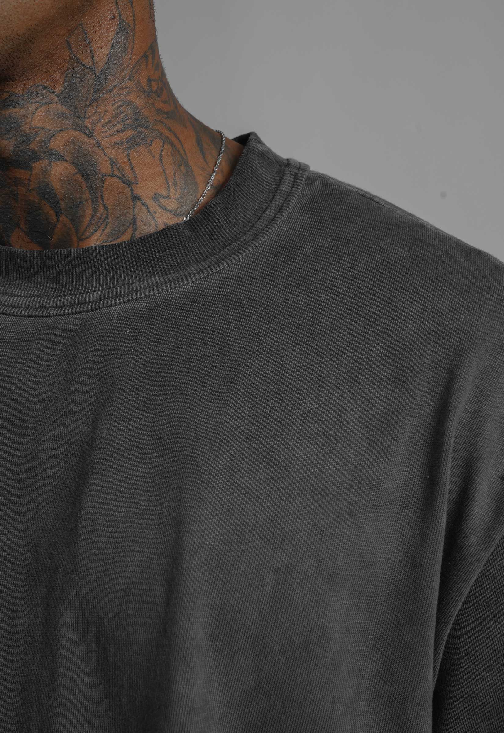 THE HUNT BOXY TEE TITANIUM