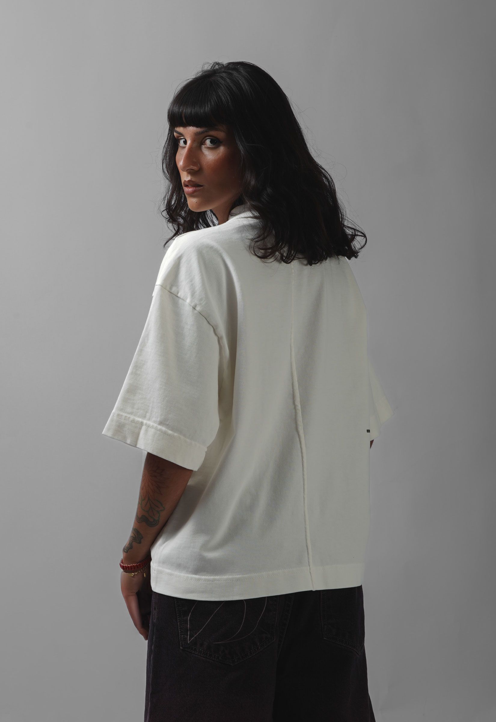BOXY TEE IRON SIG OFF-WHITE