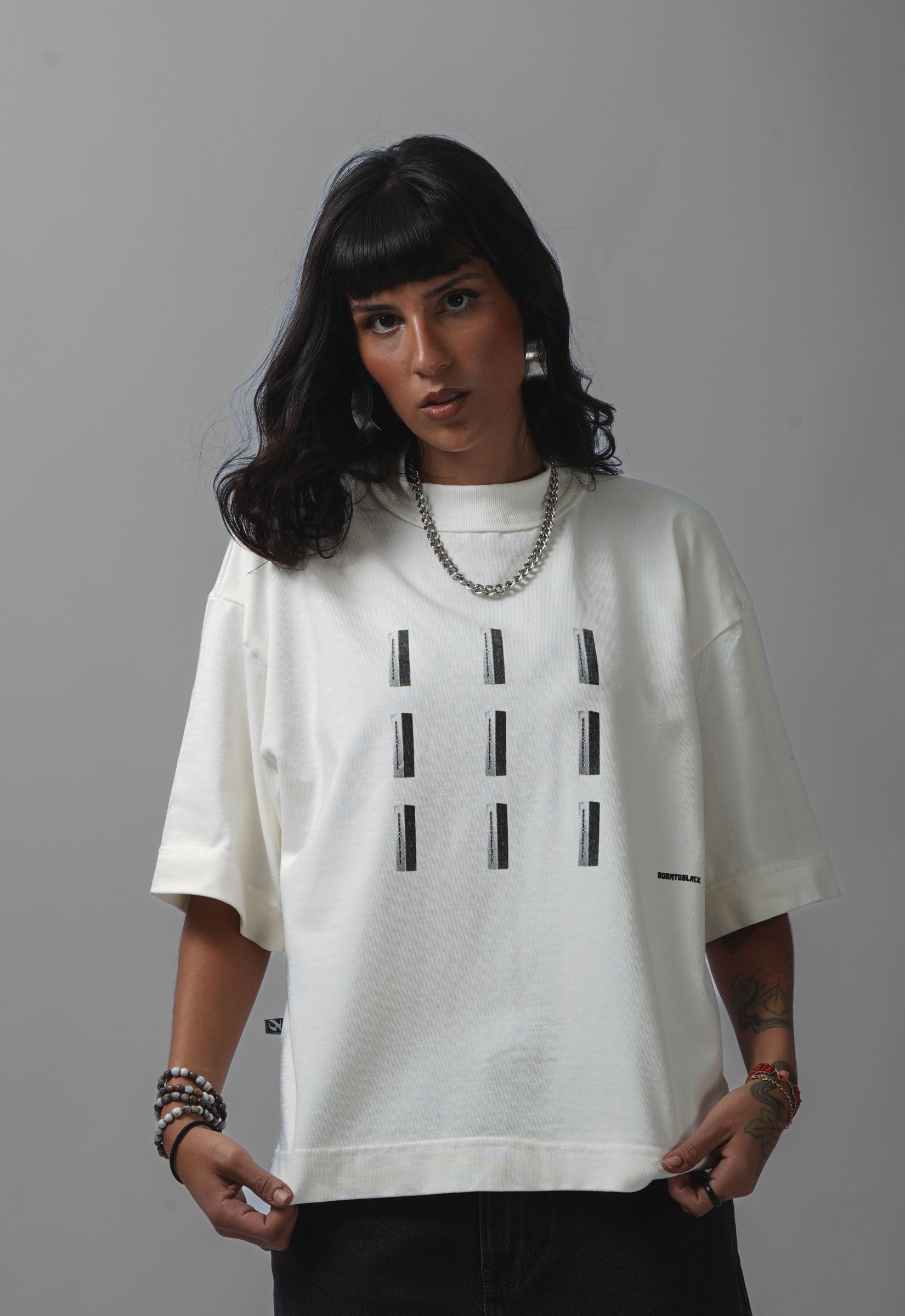 BOXY TEE IRON SIG OFF-WHITE