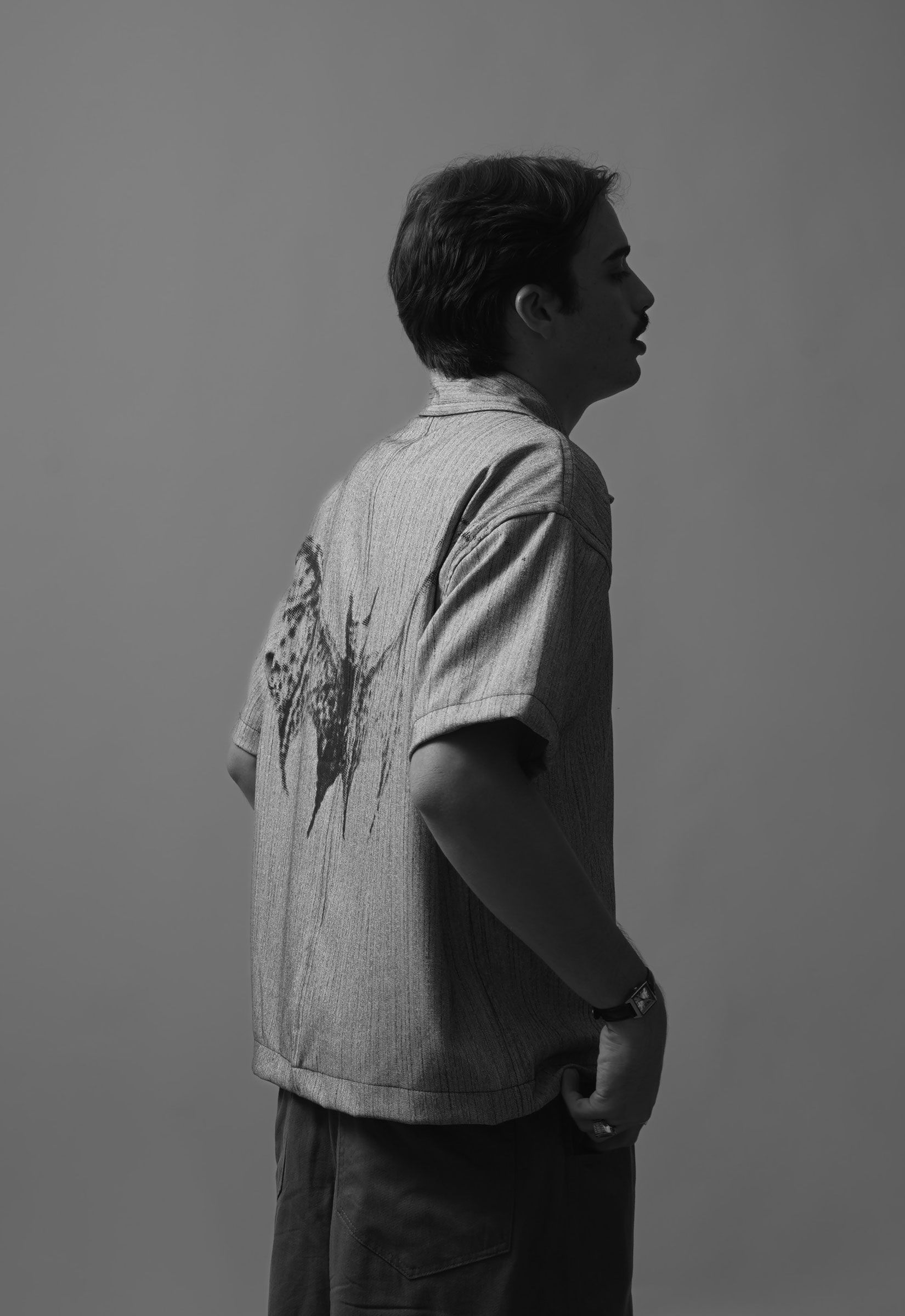 CAMISA MORCEGO CINZA