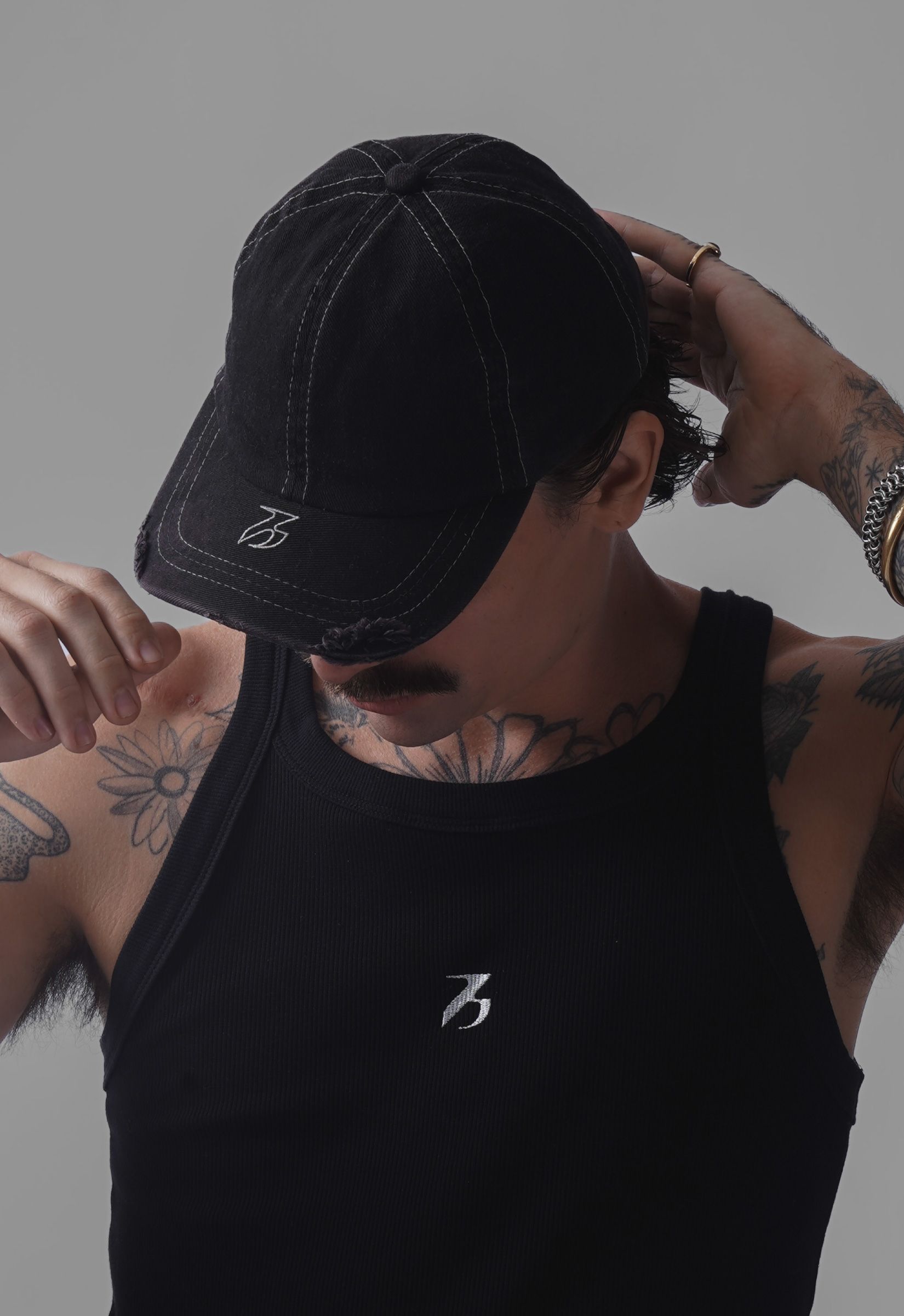 STONE DAD HAT BORNTOBLACK