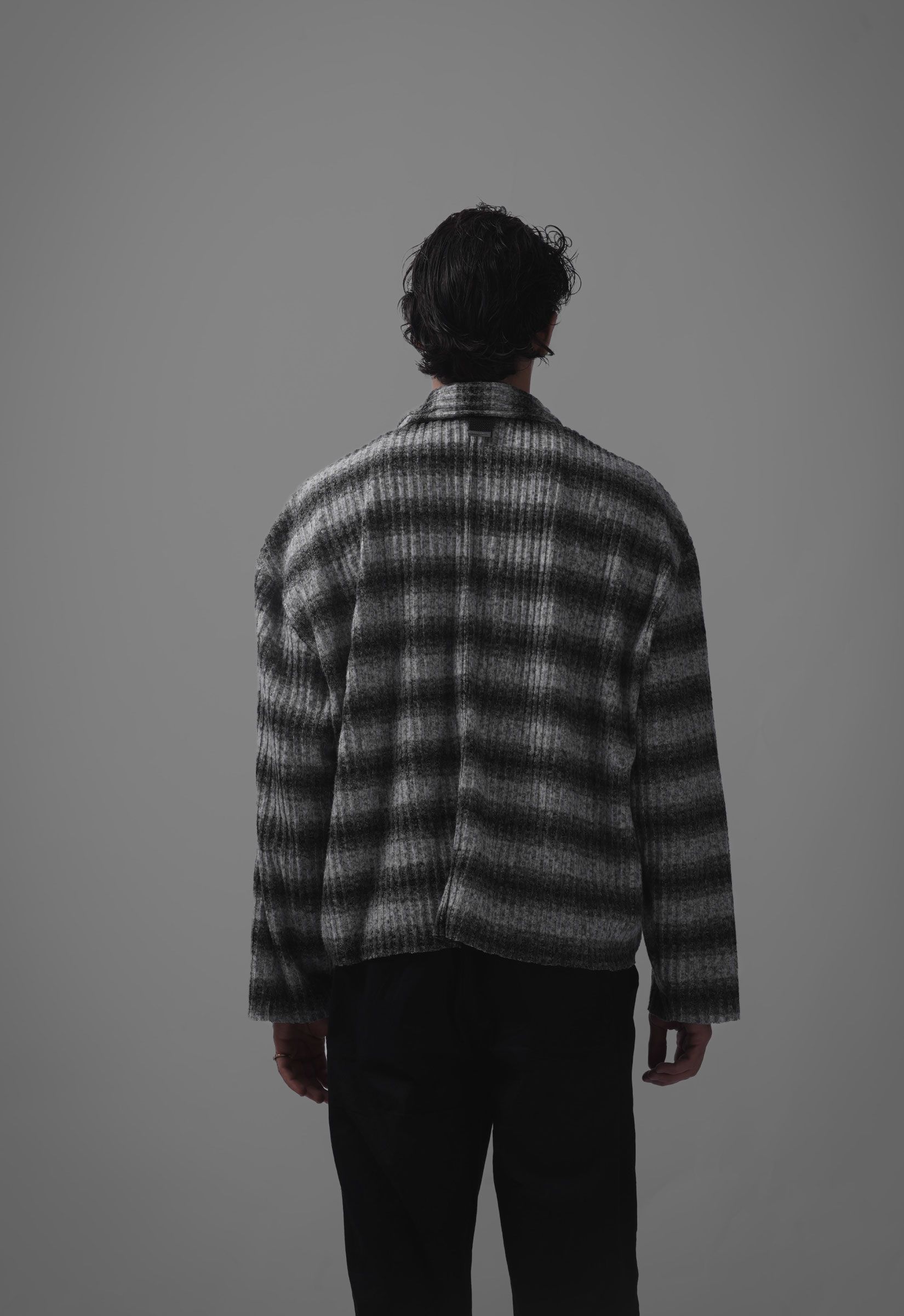 RELAXED TRICOT DEGRADÊ SMOKE