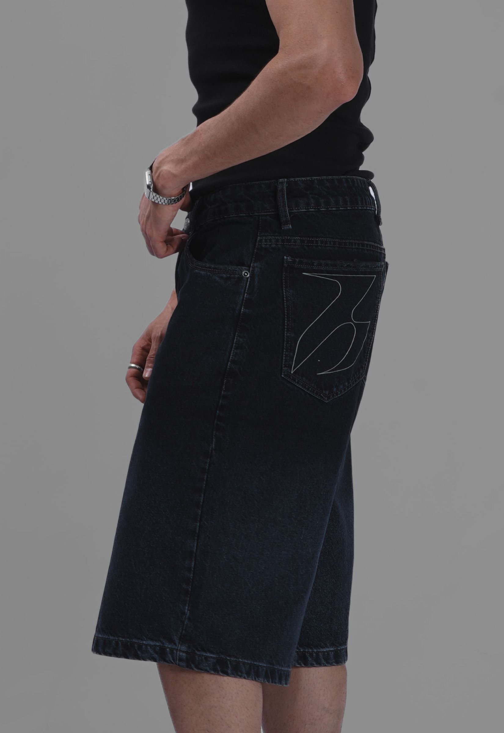 BERMUDA ULTRA DENIM CROMO DEGRADÊ