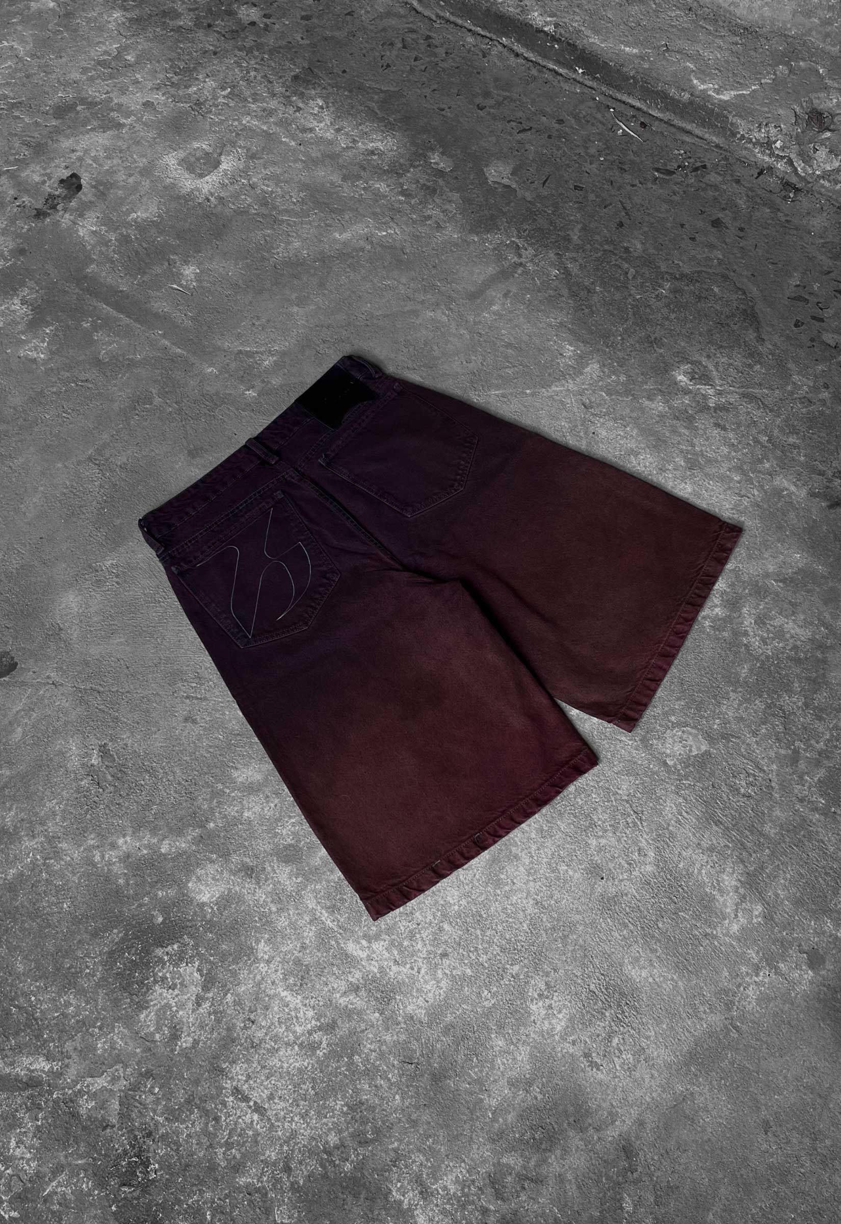 BERMUDA ULTRA DENIM BLOOD DEGRADÊ