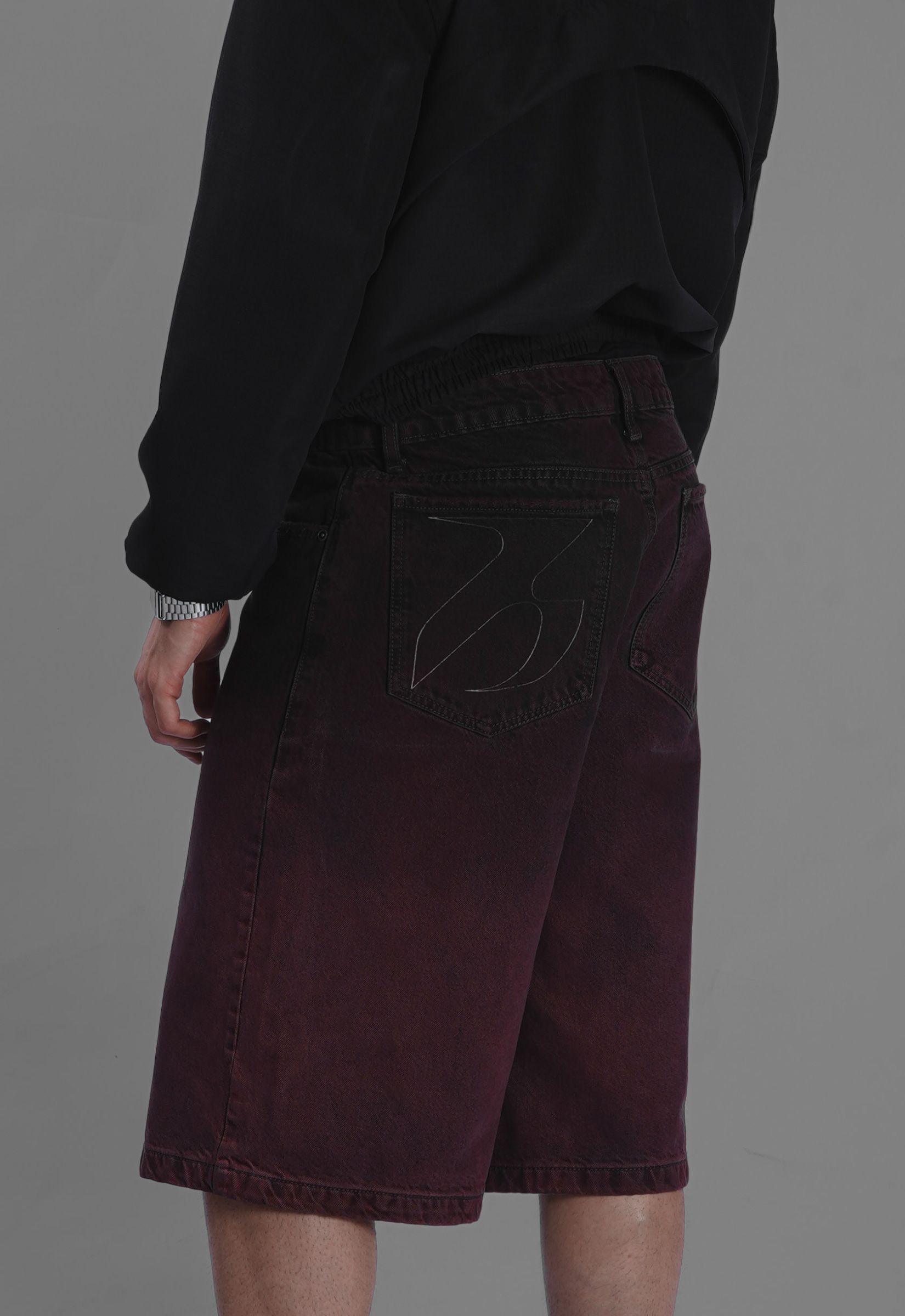 BERMUDA ULTRA DENIM BLOOD DEGRADÊ