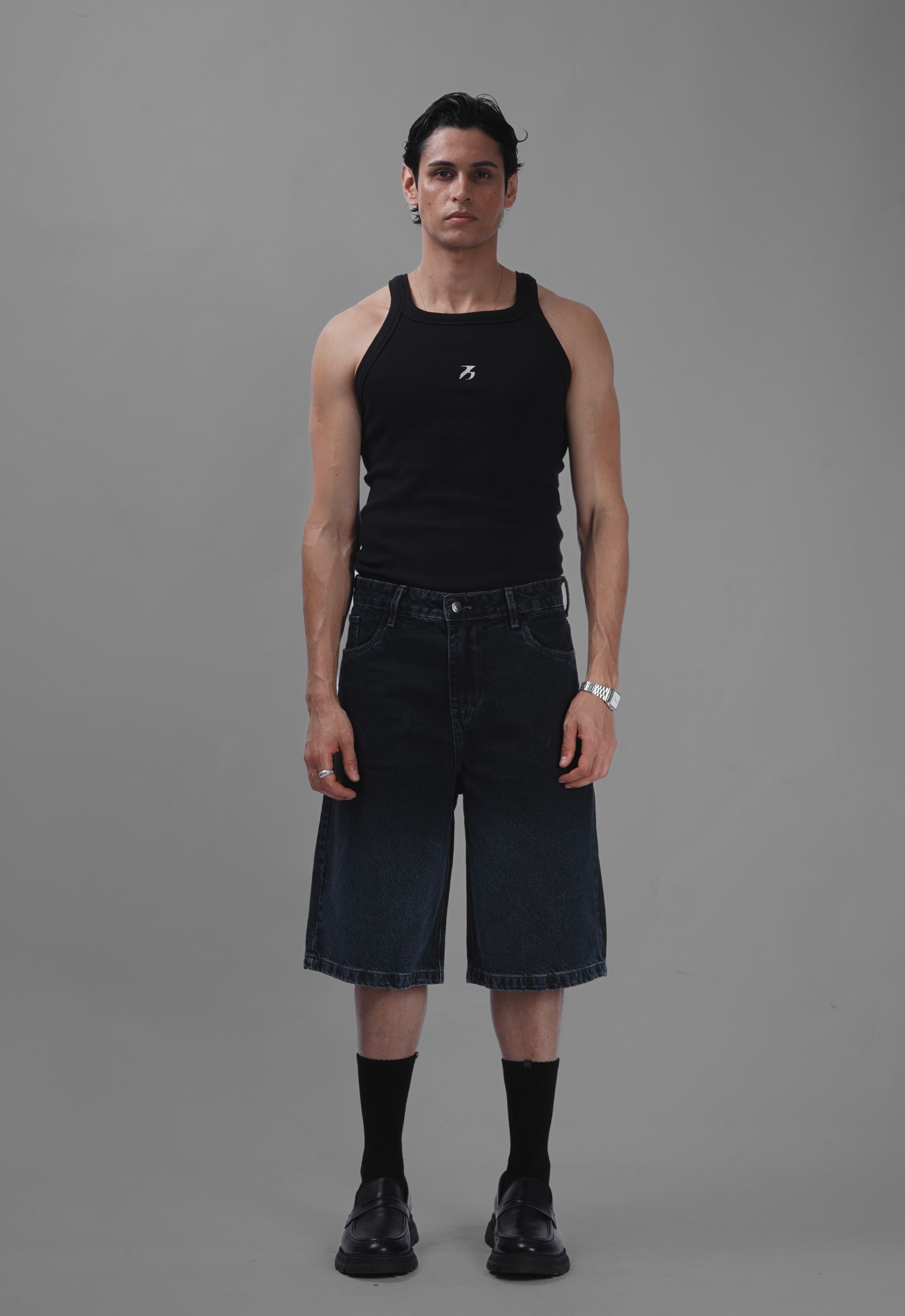 BERMUDA ULTRA DENIM CROMO DEGRADÊ