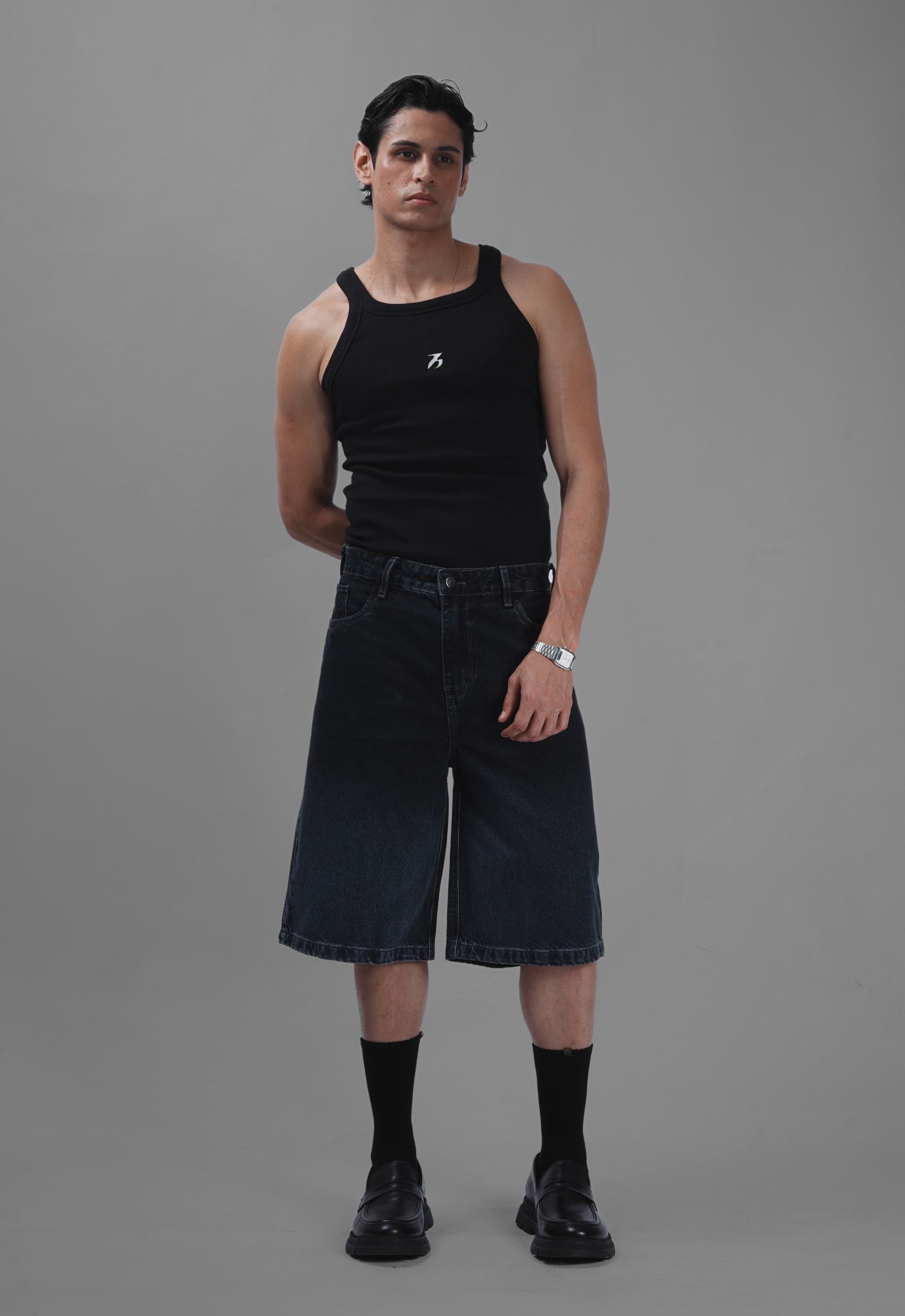 BERMUDA ULTRA DENIM CROMO DEGRADÊ