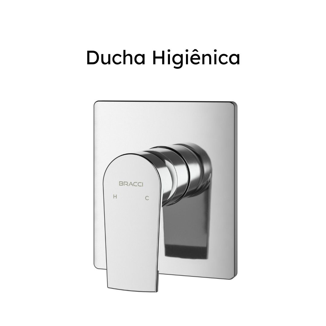 ACABAMENTO MONOCOMANDO DUCHA HIGIÊNICA CROMADO