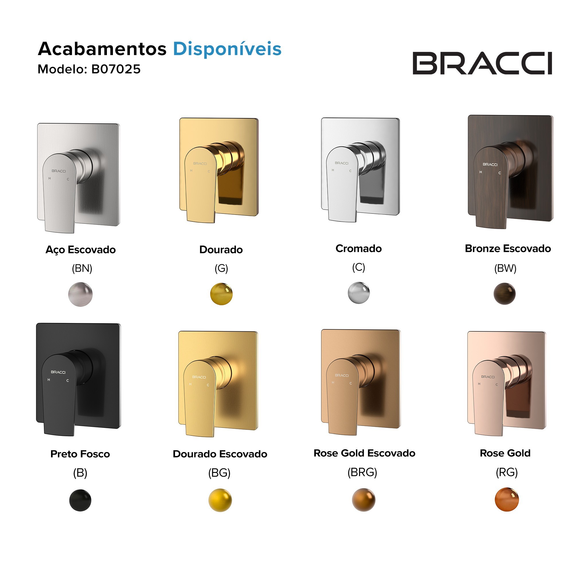 ACABAMENTO MONOCOMANDO DUCHA HIGIÊNICA BRONZE ESCOVADO