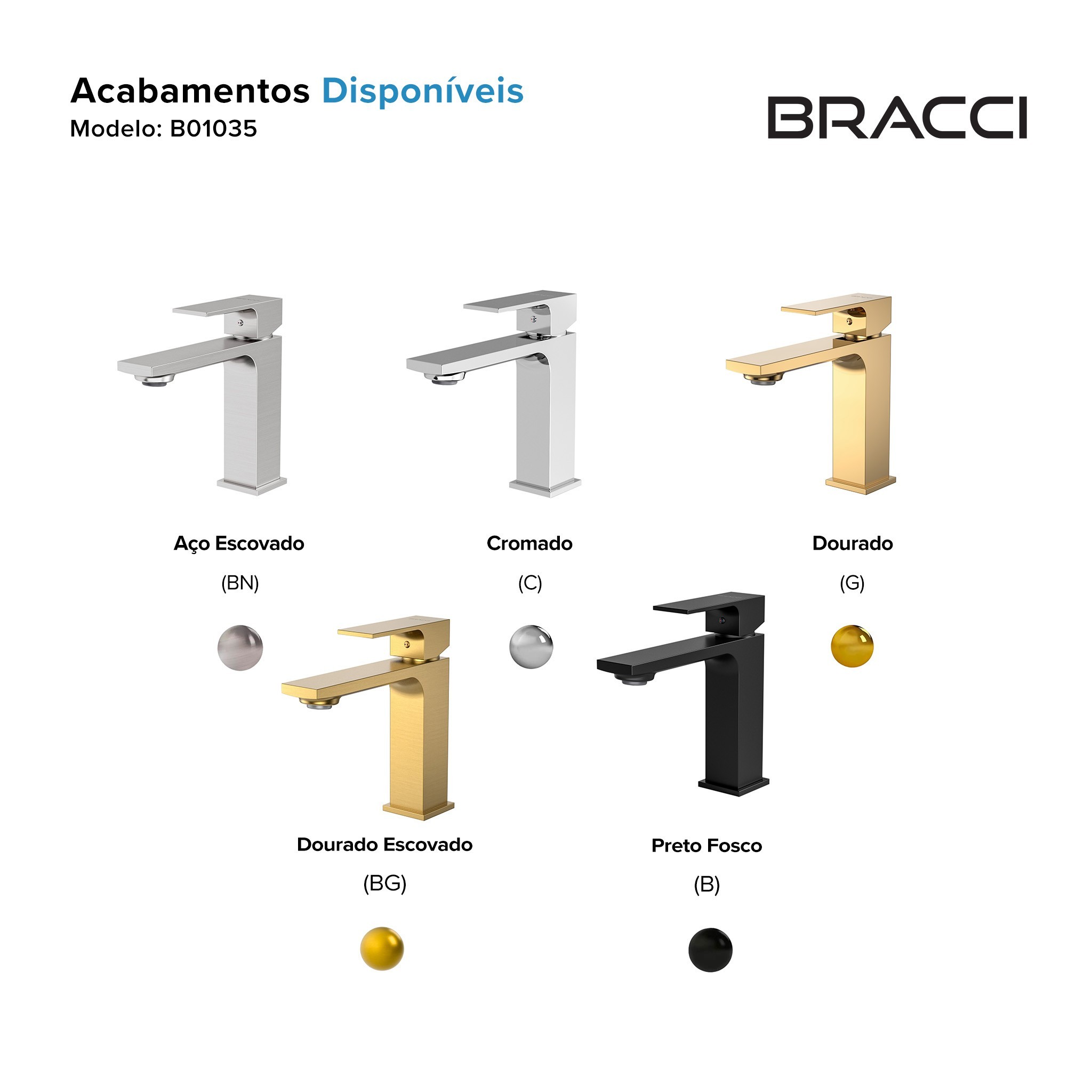 MONOCOMANDO VERCCI SLIM BAIXO DOURADO ESCOVADO