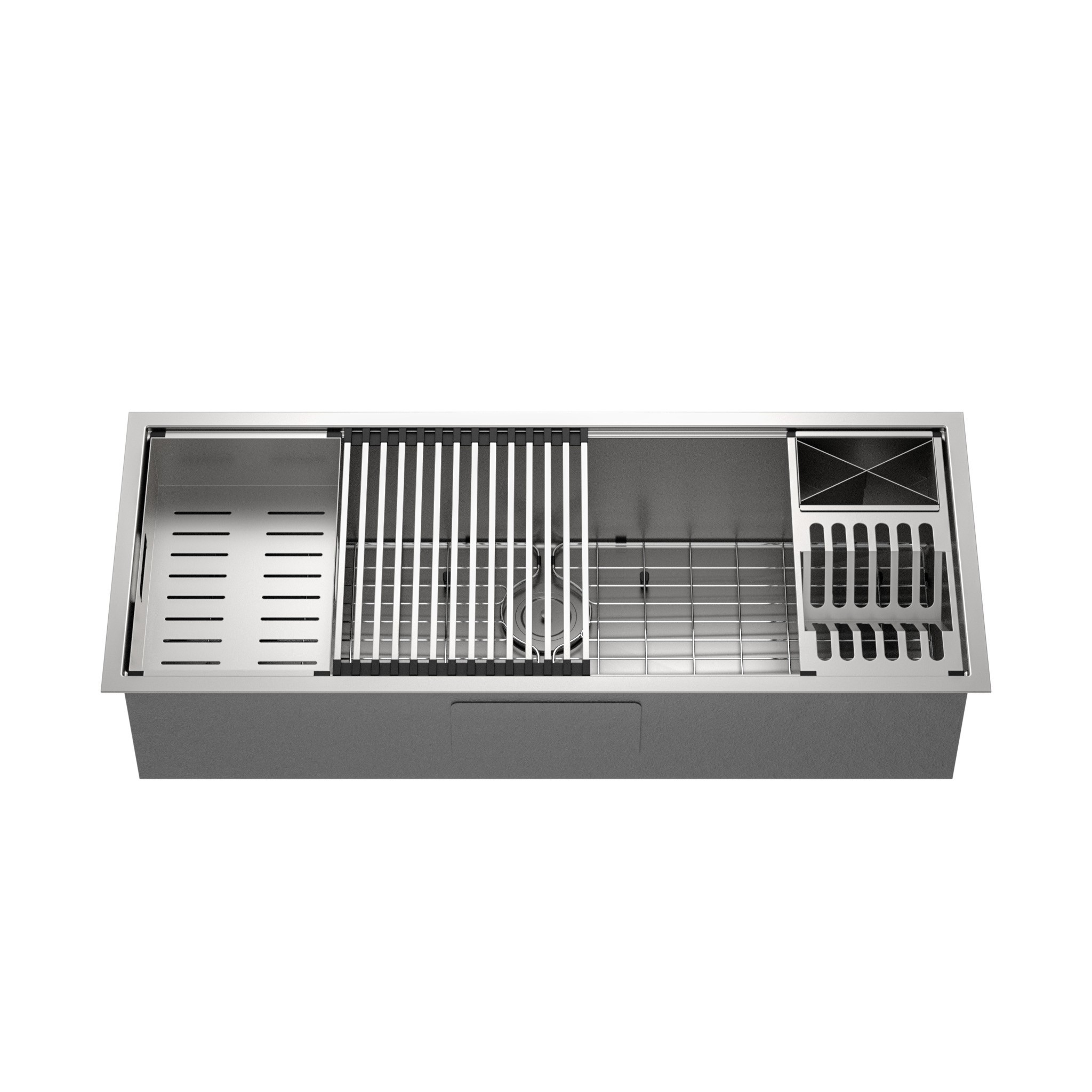 CUBA DE COZINHA WORKSTATION 110CM  AÇO INOX