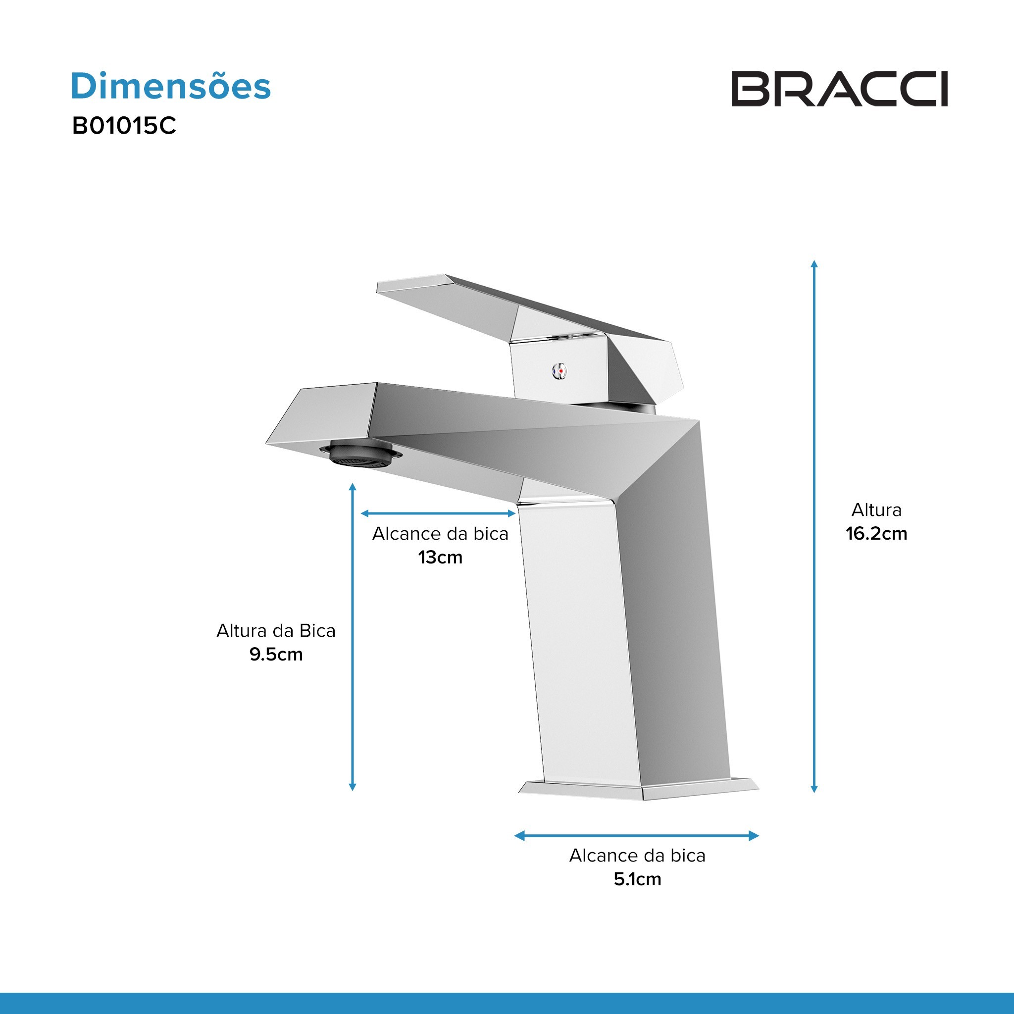 MONOCOMANDO VERCCI DIAMOND CROMADO