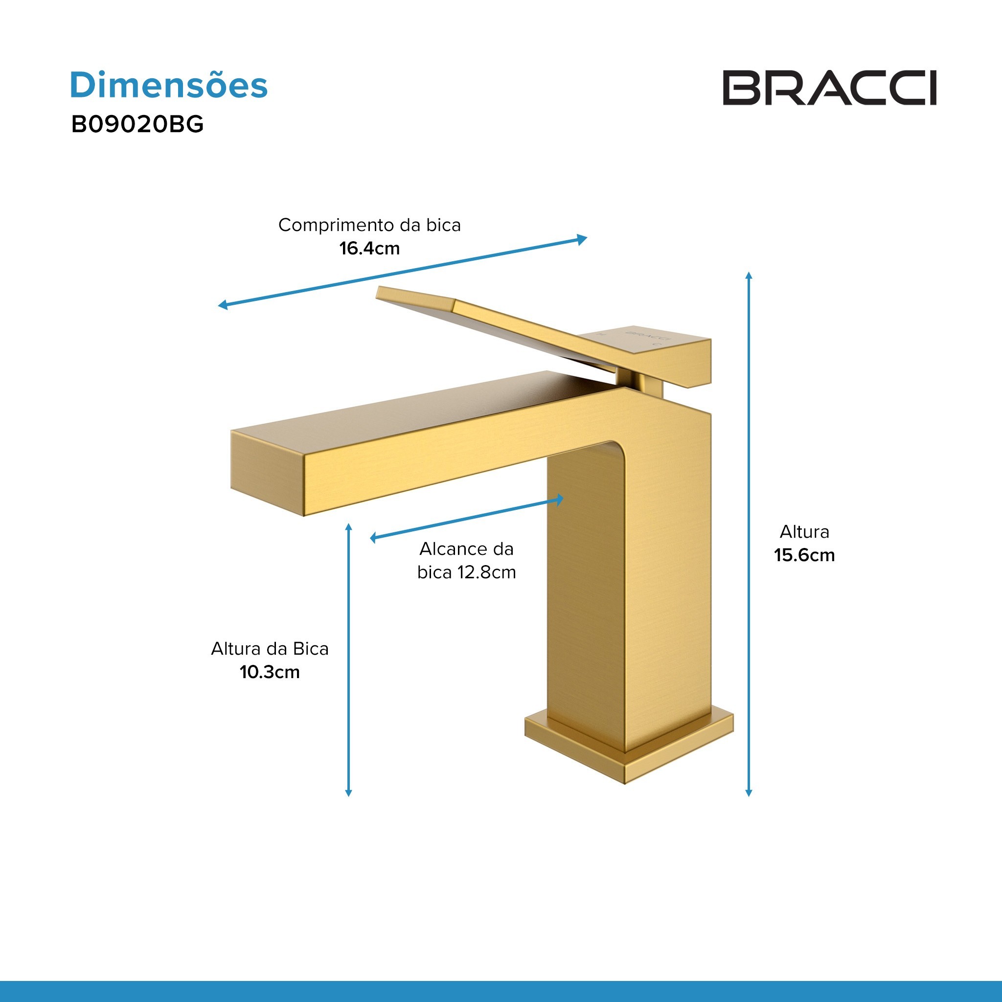 MONOCOMANDO NEW VERCCI DOURADO ESCOVADO