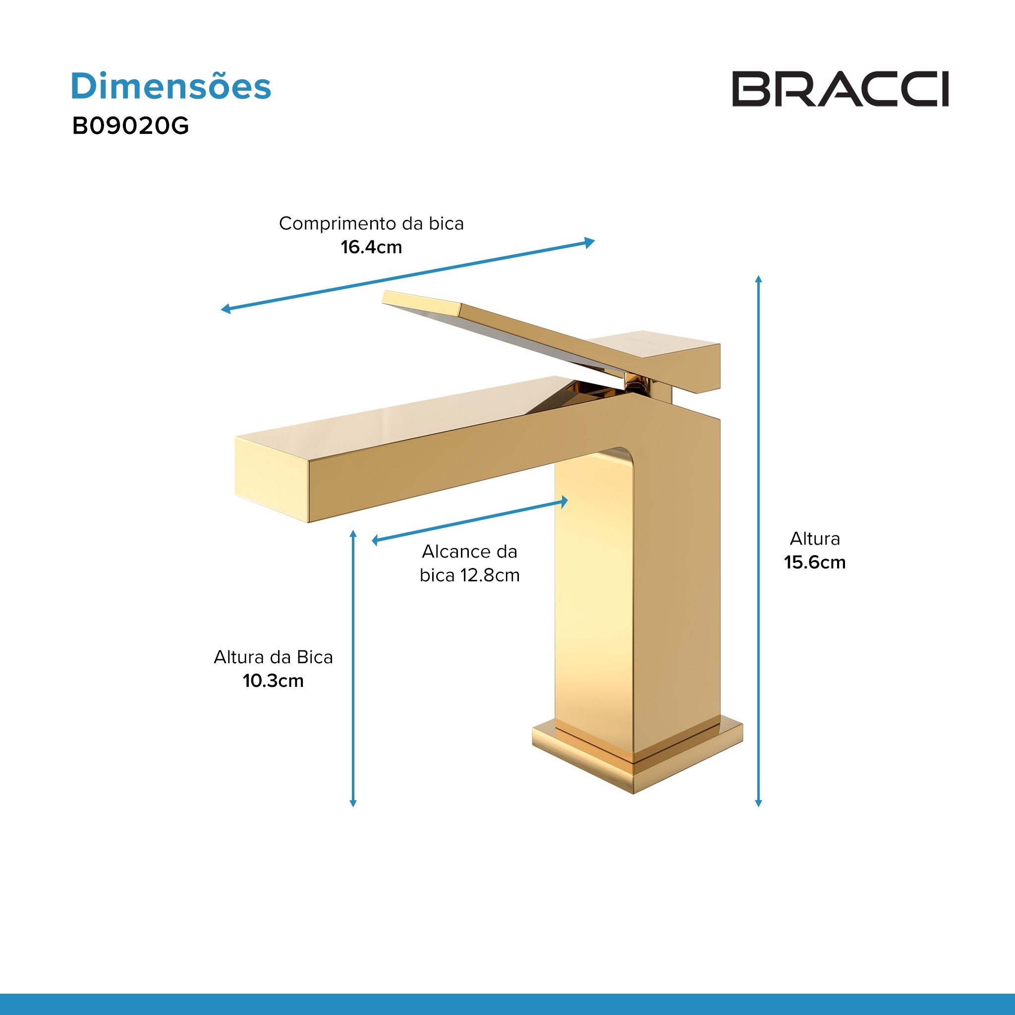 MONOCOMANDO NEW VERCCI DOURADO