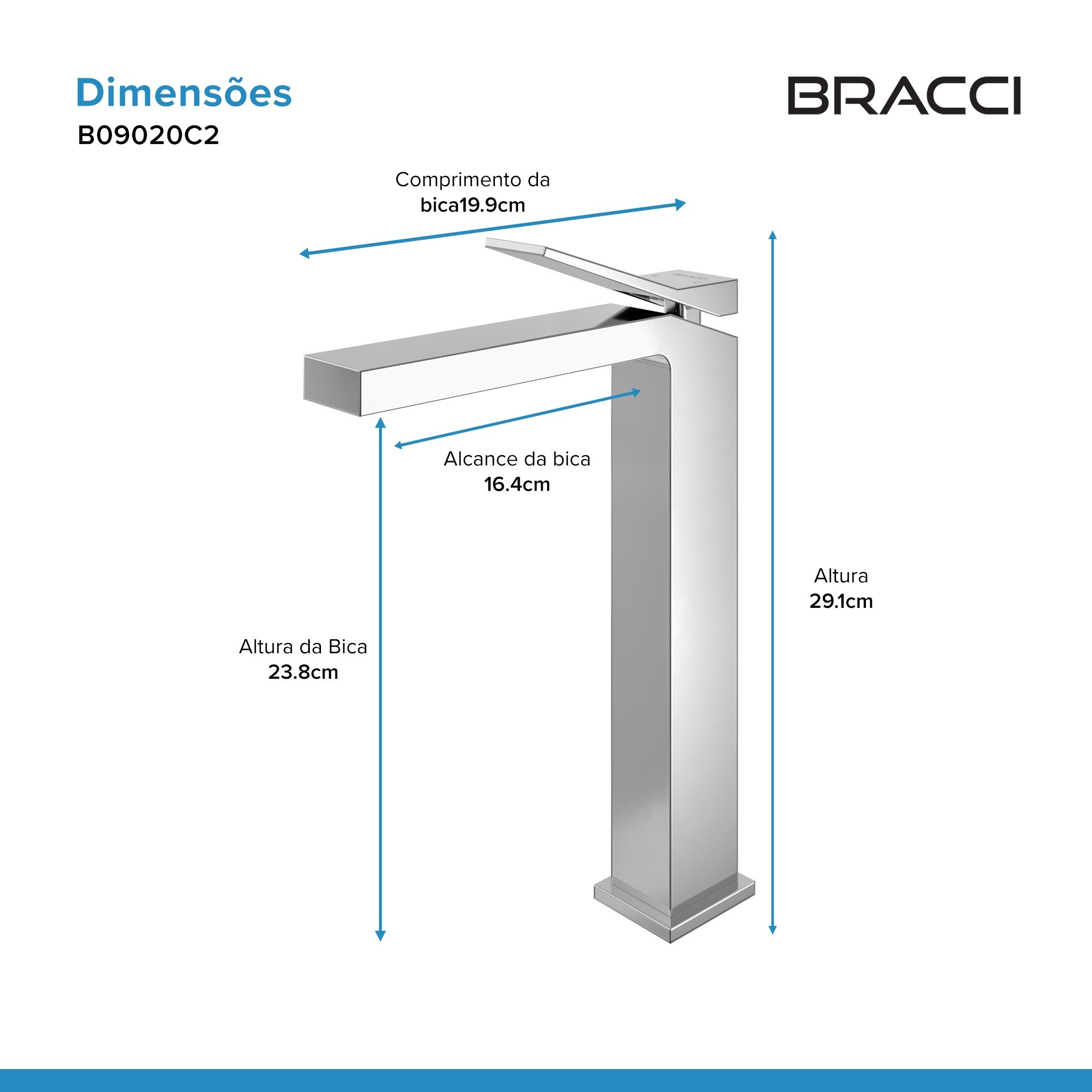 MONOCOMANDO NEW VERCCI CROMADO