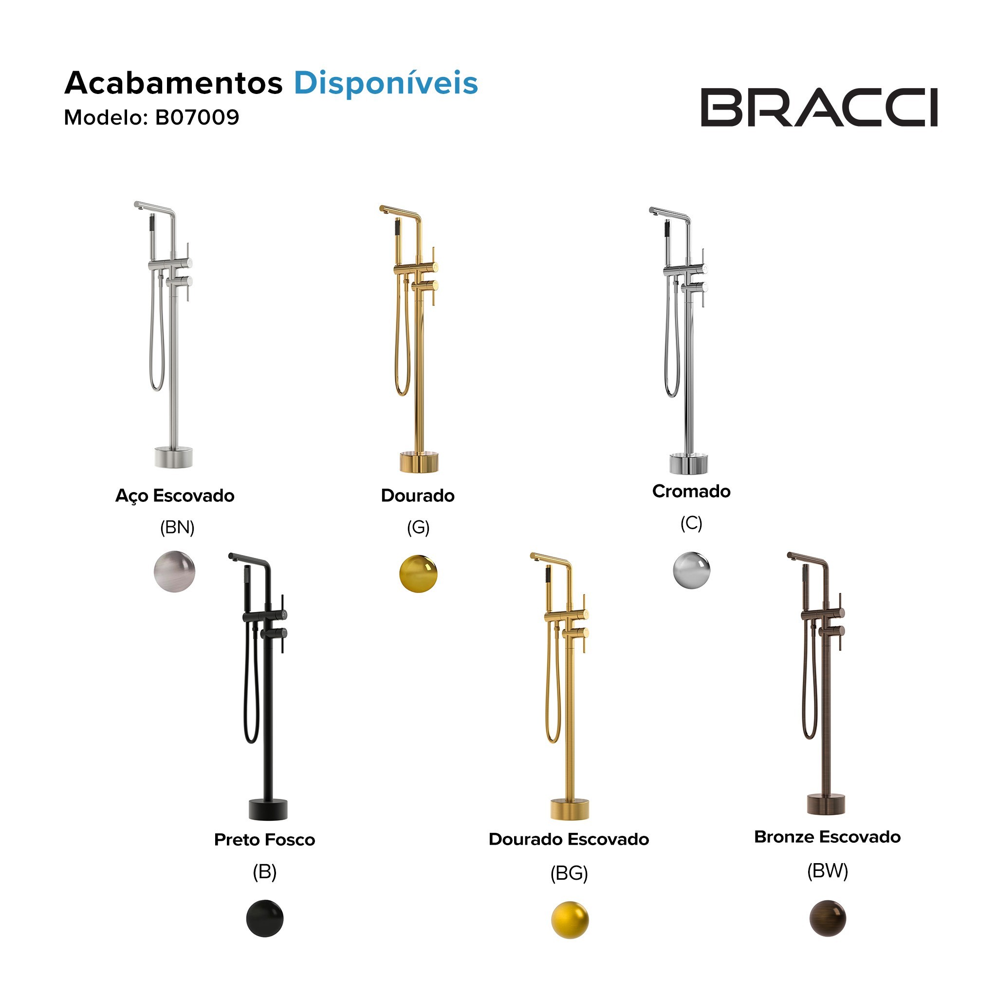 MONOCOMANDO PARA BANHEIRAS AÇO ESCOVADO