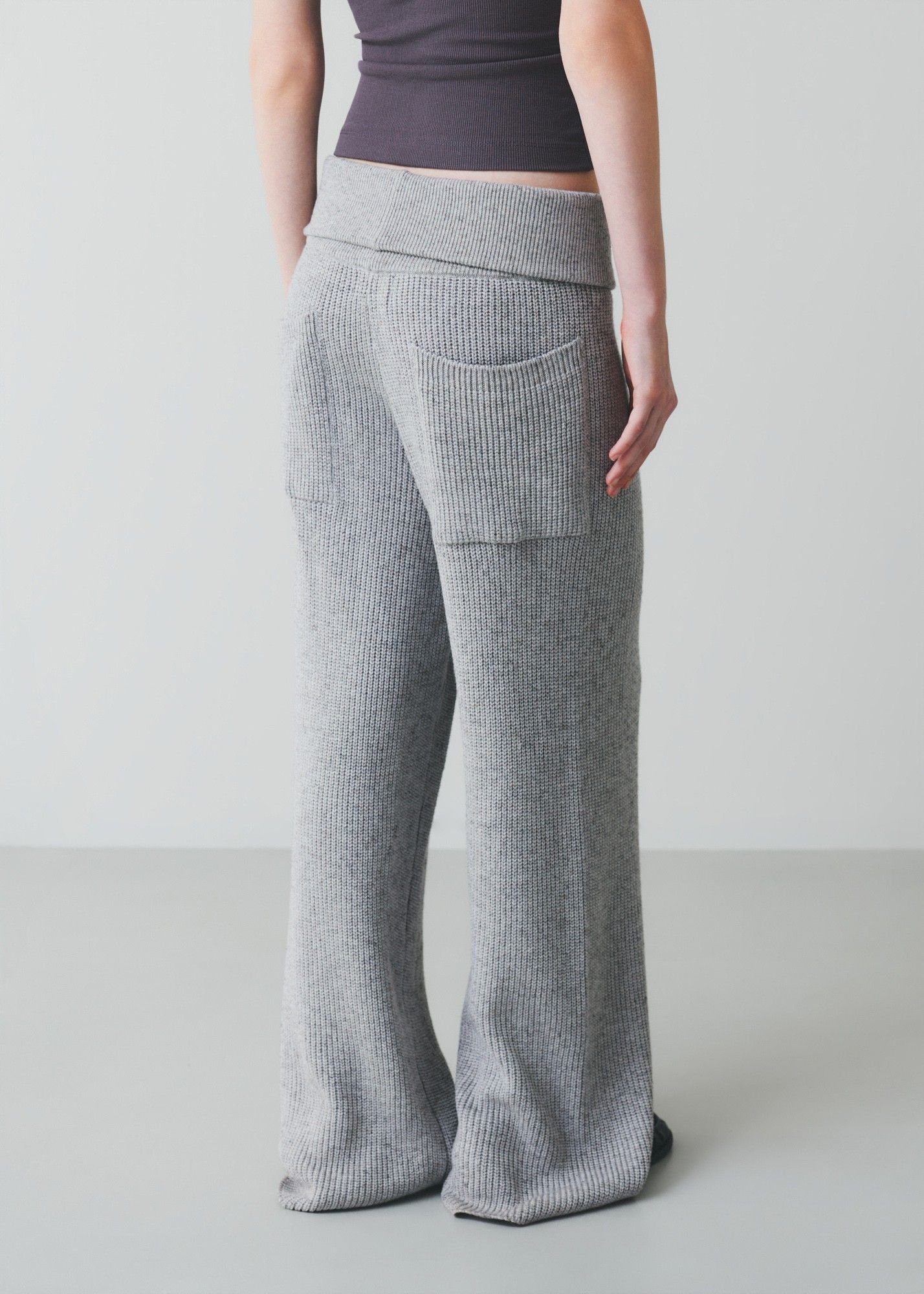 Oslo Knit pants -Cinza 
