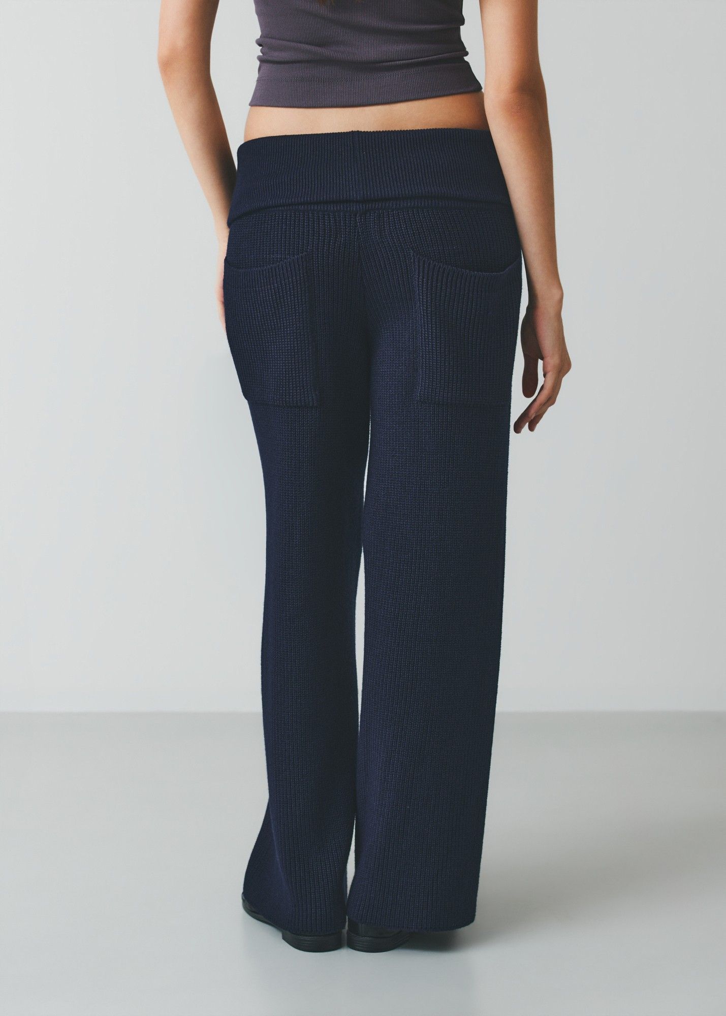 Oslo Knit pants-  Azul Marinho