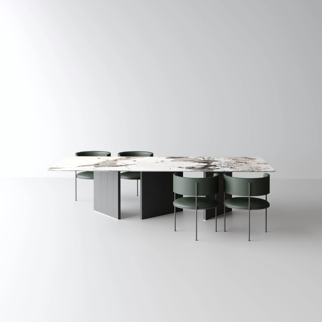 Zoom Mesa de Jantar Stripe Retangular 2