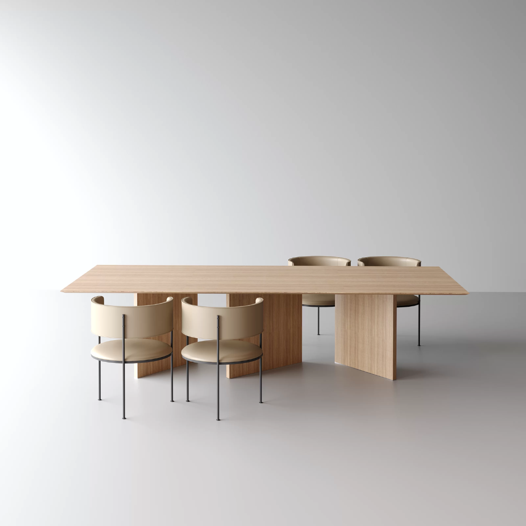 Zoom Mesa de Jantar Stripe Retangular 4