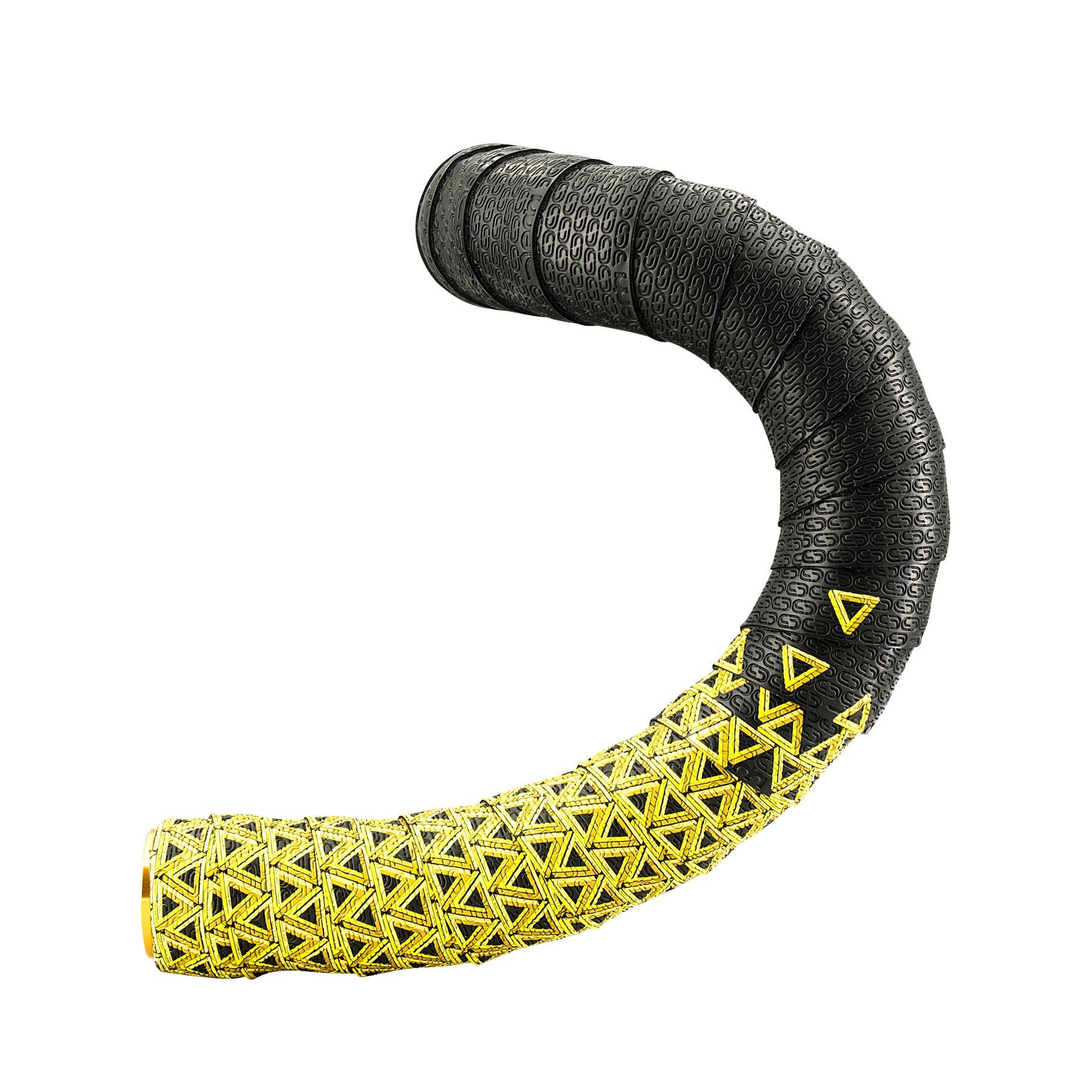 Fita de Guidão Deda Nastro Texturizada - Dupla Camada - gel adesivo - 2,5mm - Preto/Amarelo