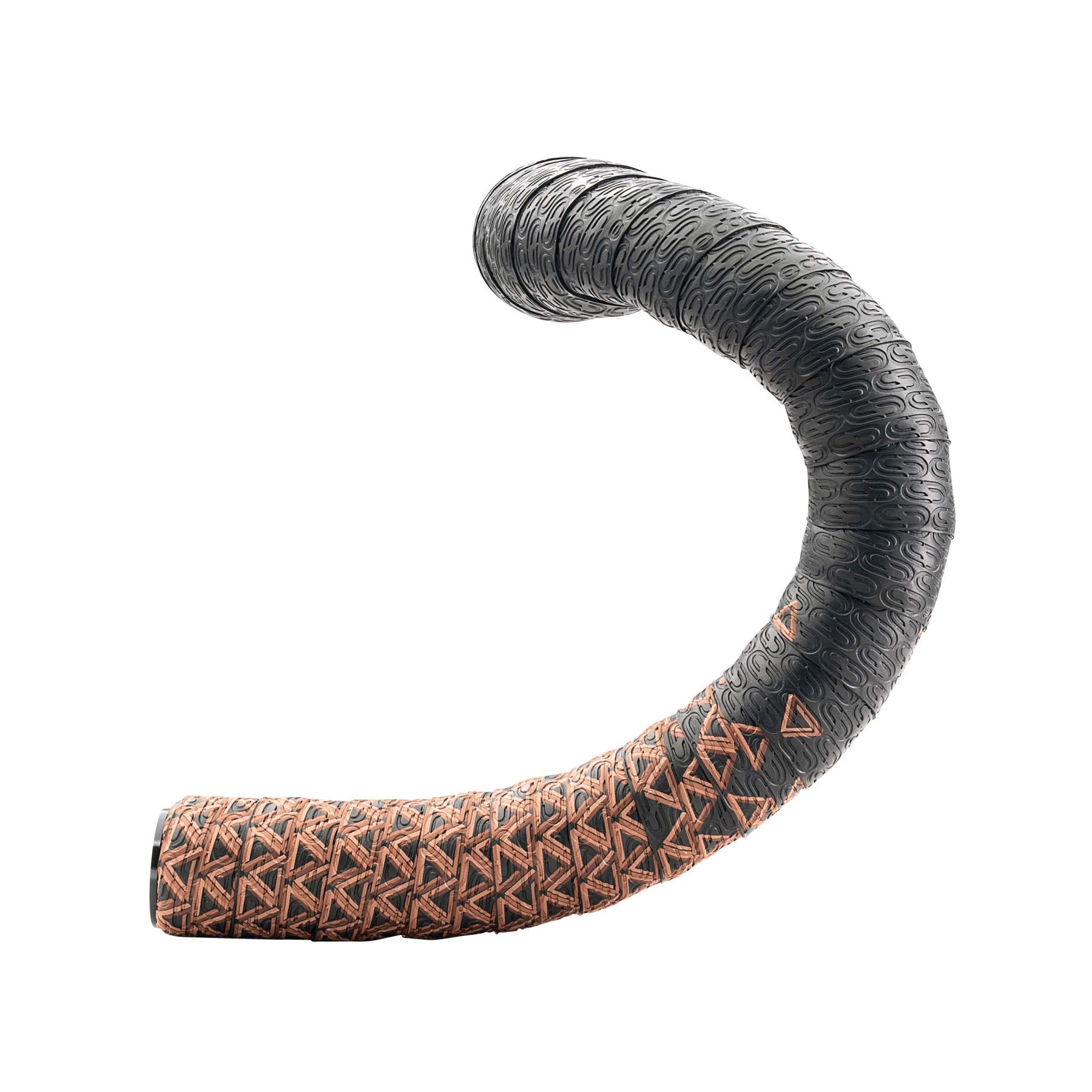 Fita de Guidão Deda Nastro Texturizada - Dupla Camada - gel adesivo - 2,5mm - Preto/Marron