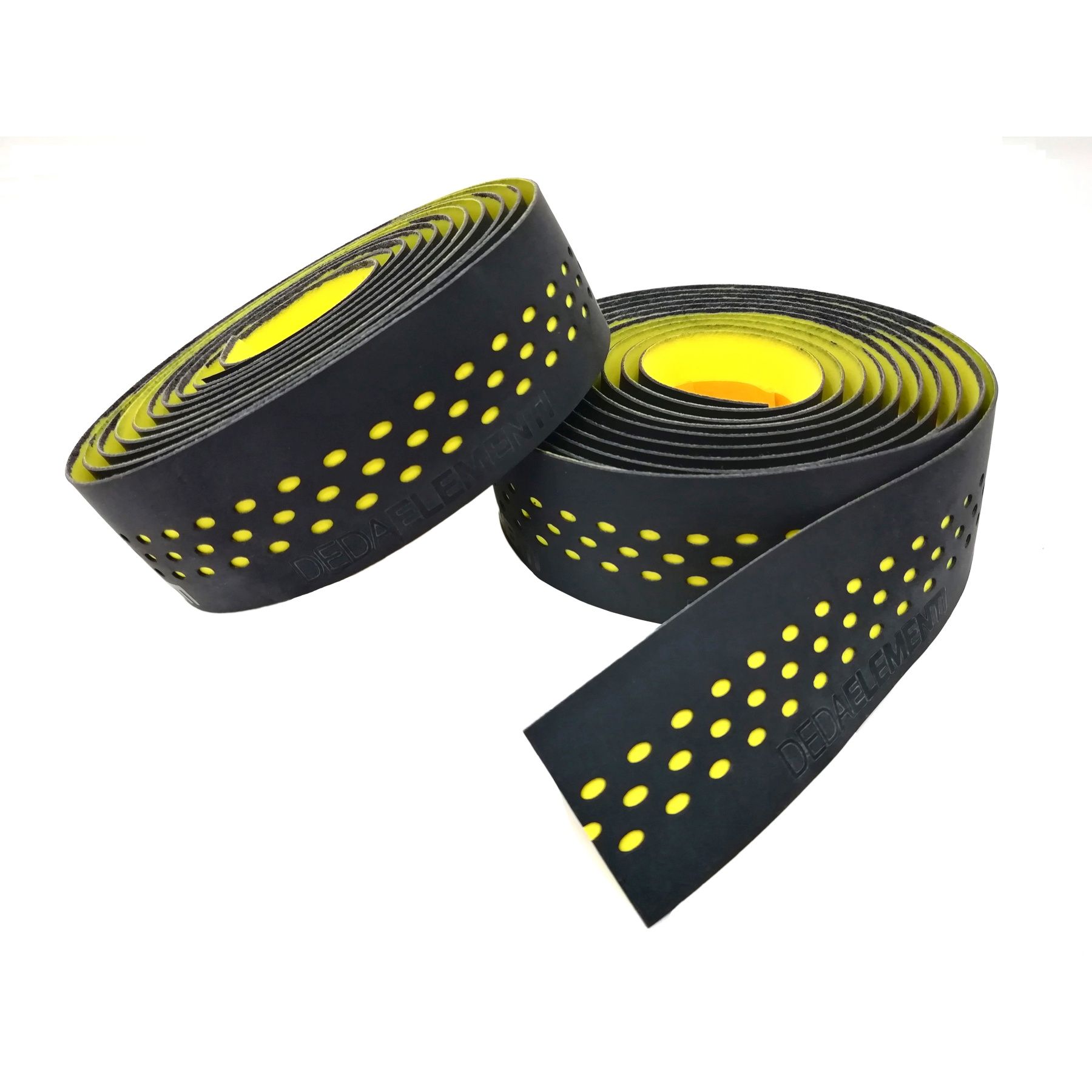 Fita de Guidão Deda Presa Tape - Nastro - Dupla Camada - Perfurada -  Preto/Amarelo