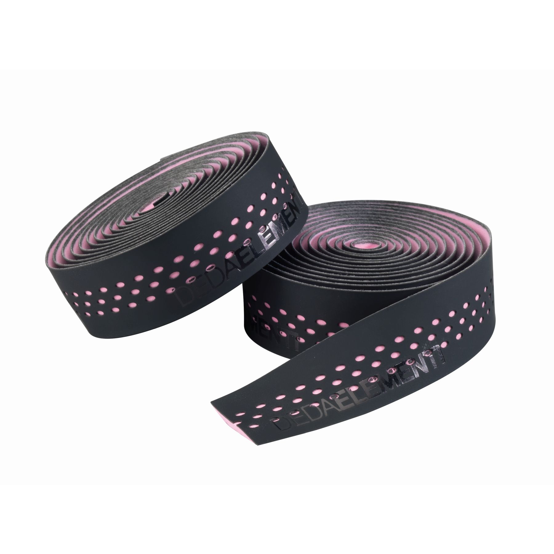 Fita de Guidão Deda Presa Tape - Nastro - Dupla Camada - Perfurada -  Preto/Fucsia