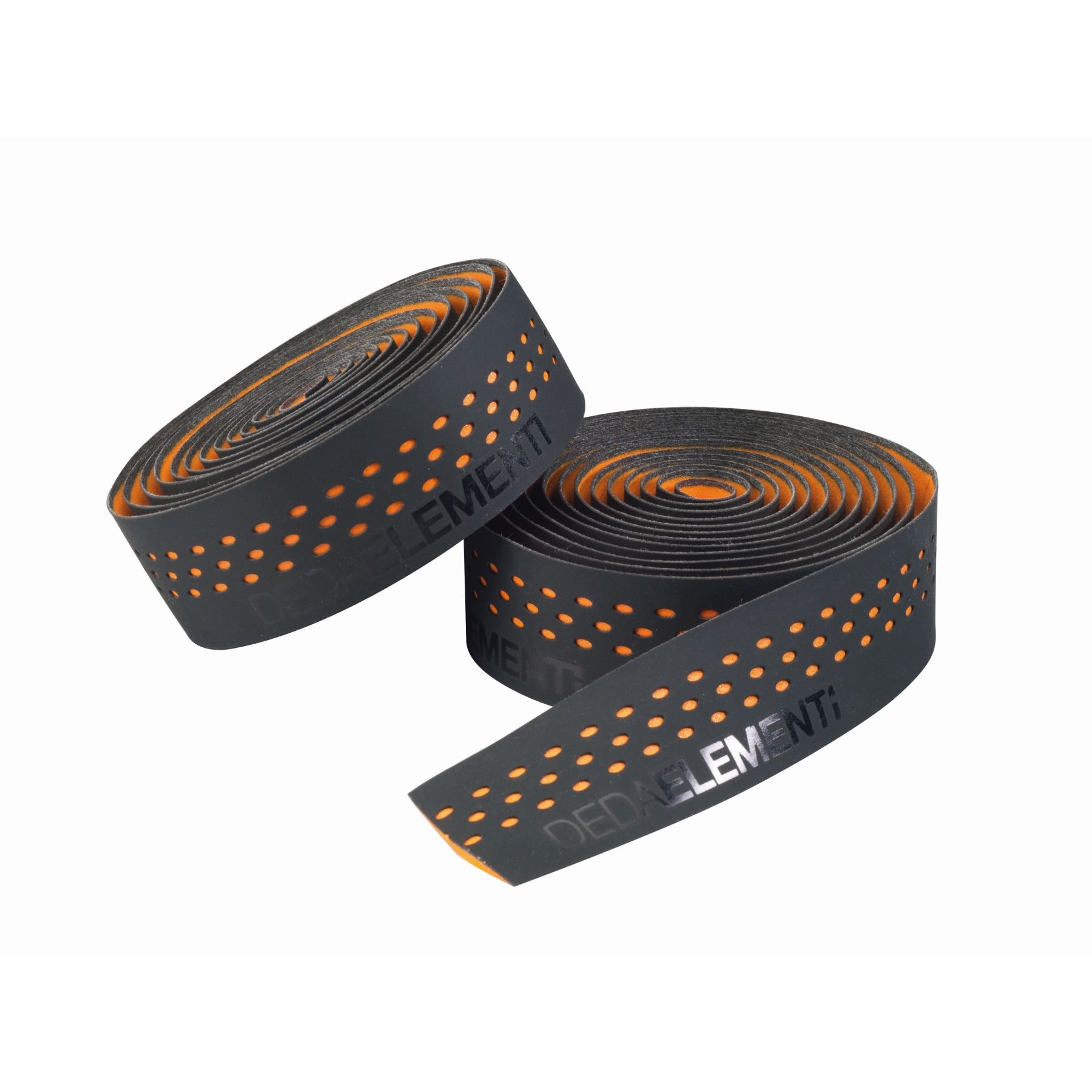 Fita de Guidão Deda Presa Tape - Nastro - Dupla Camada - Perfurada -  Preto/Laranja