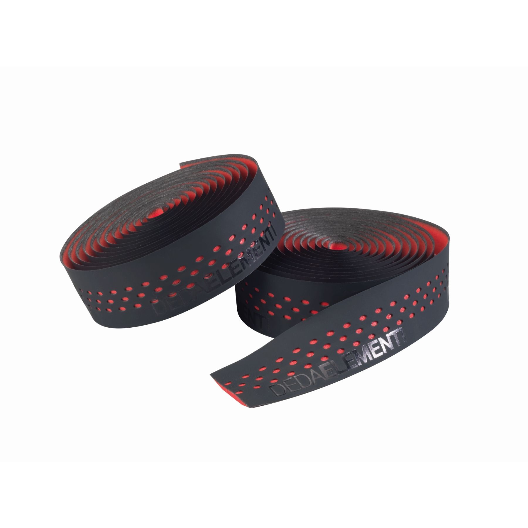 Fita de Guidão Deda Presa Tape - Nastro - Dupla Camada - Perfurada -  Preto/Vermelho