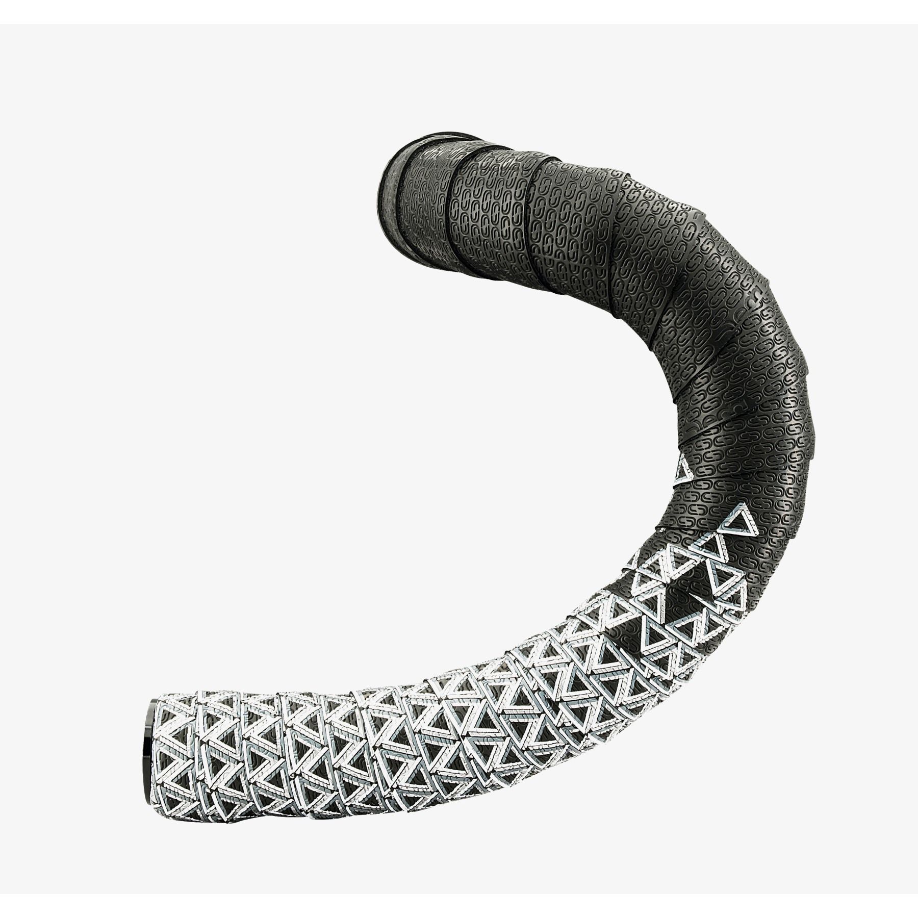 Fita de Guidão Deda Nastro Texturizada - Dupla Camada - gel adesivo - 2,5mm - Preto/Prata