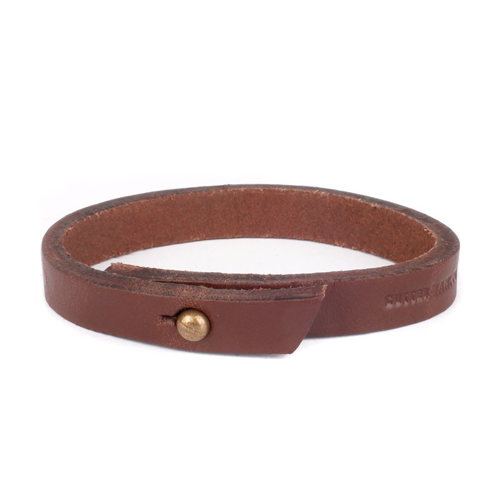 Bracelete COURO Cutterman - Coffee — Cutterman