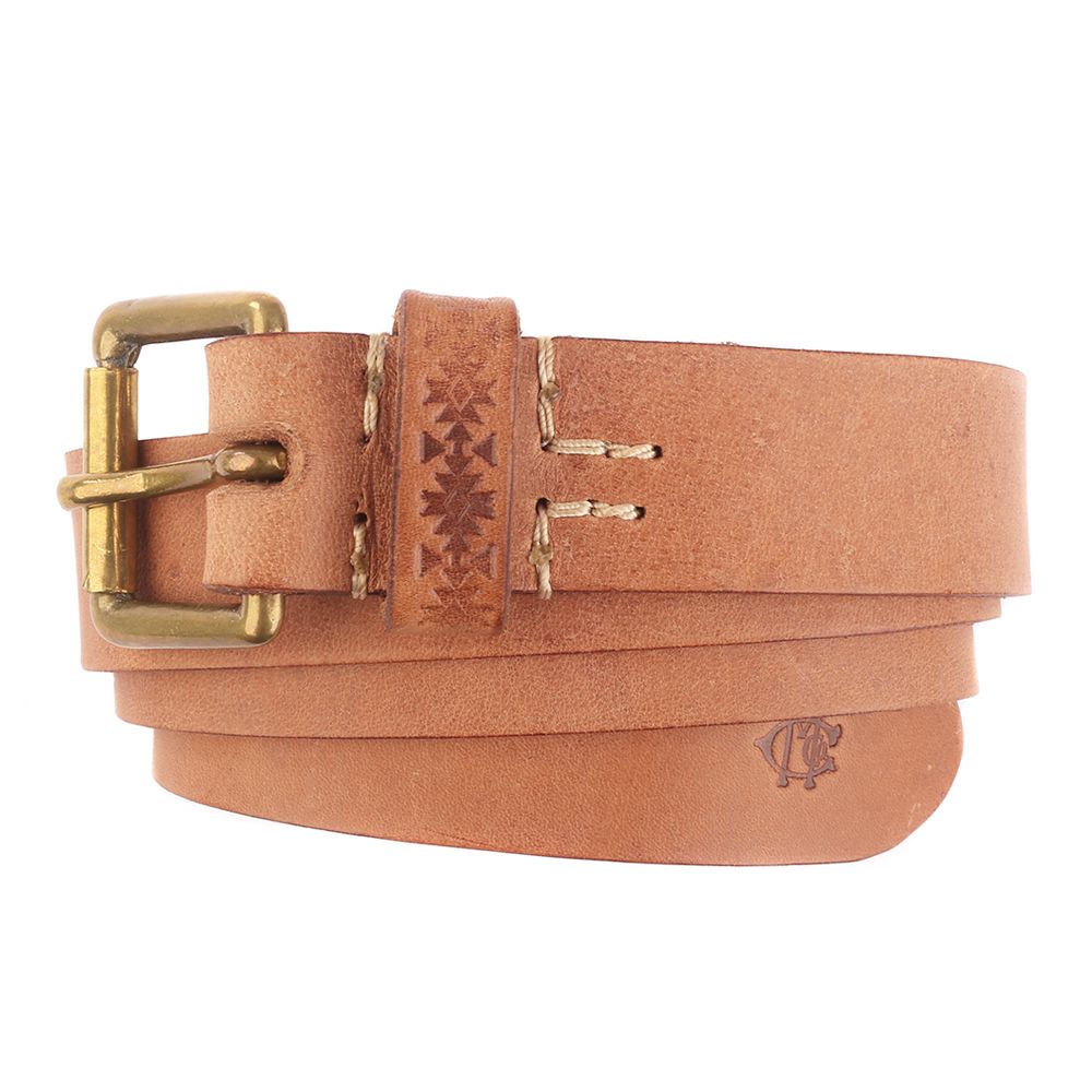 Cinto Cutterman slim NAVAJO - Natural