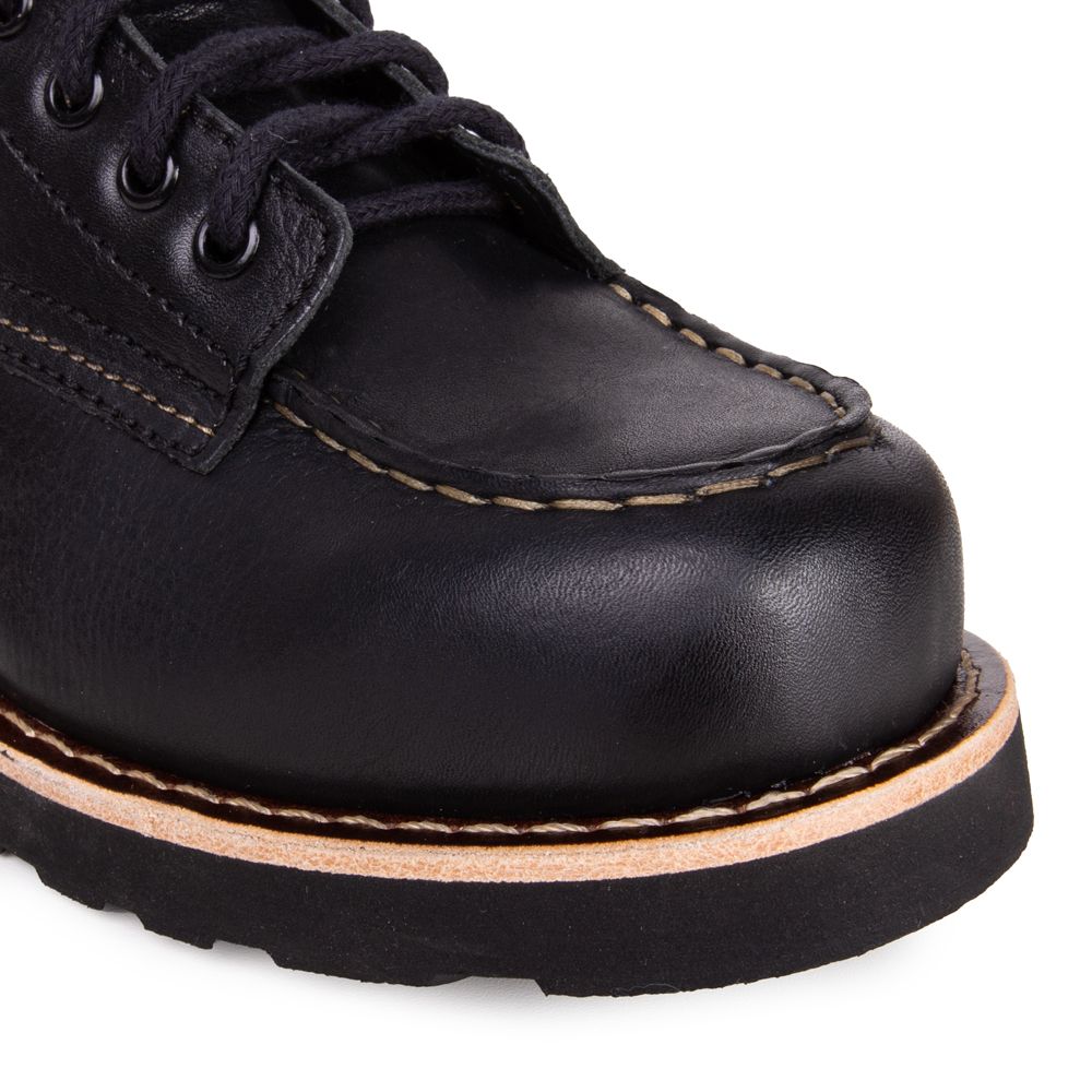 Cutterman Co. | Bota Moc Toe Wild Cat Black Boots - Preta