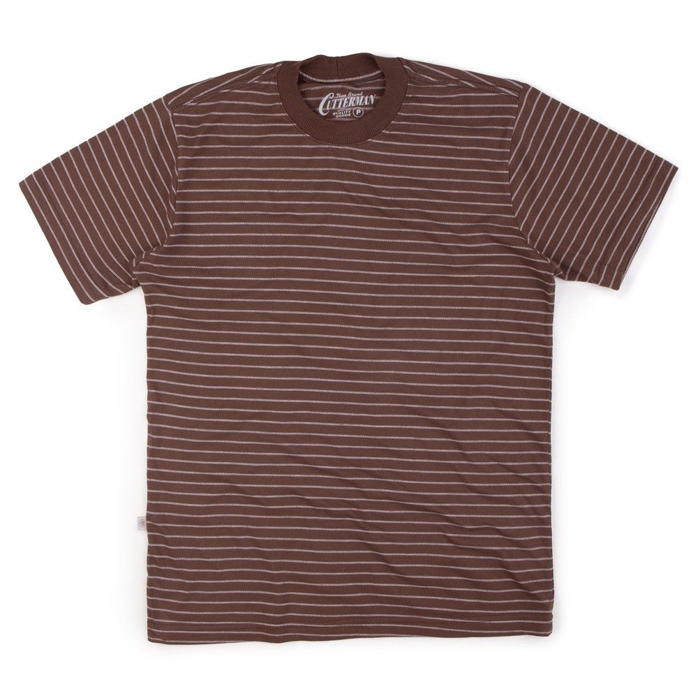 Camiseta LISTRAS - Chocolate — Cutterman