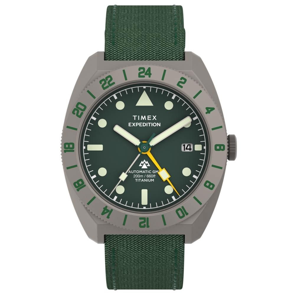 Relógio Timex Expedition Pioneer Titanium Automatic - Verde