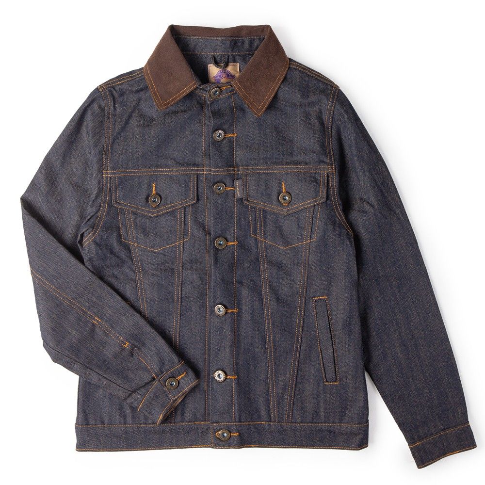 Jaqueta Trucker LEATHER COLLAR — Cutterman