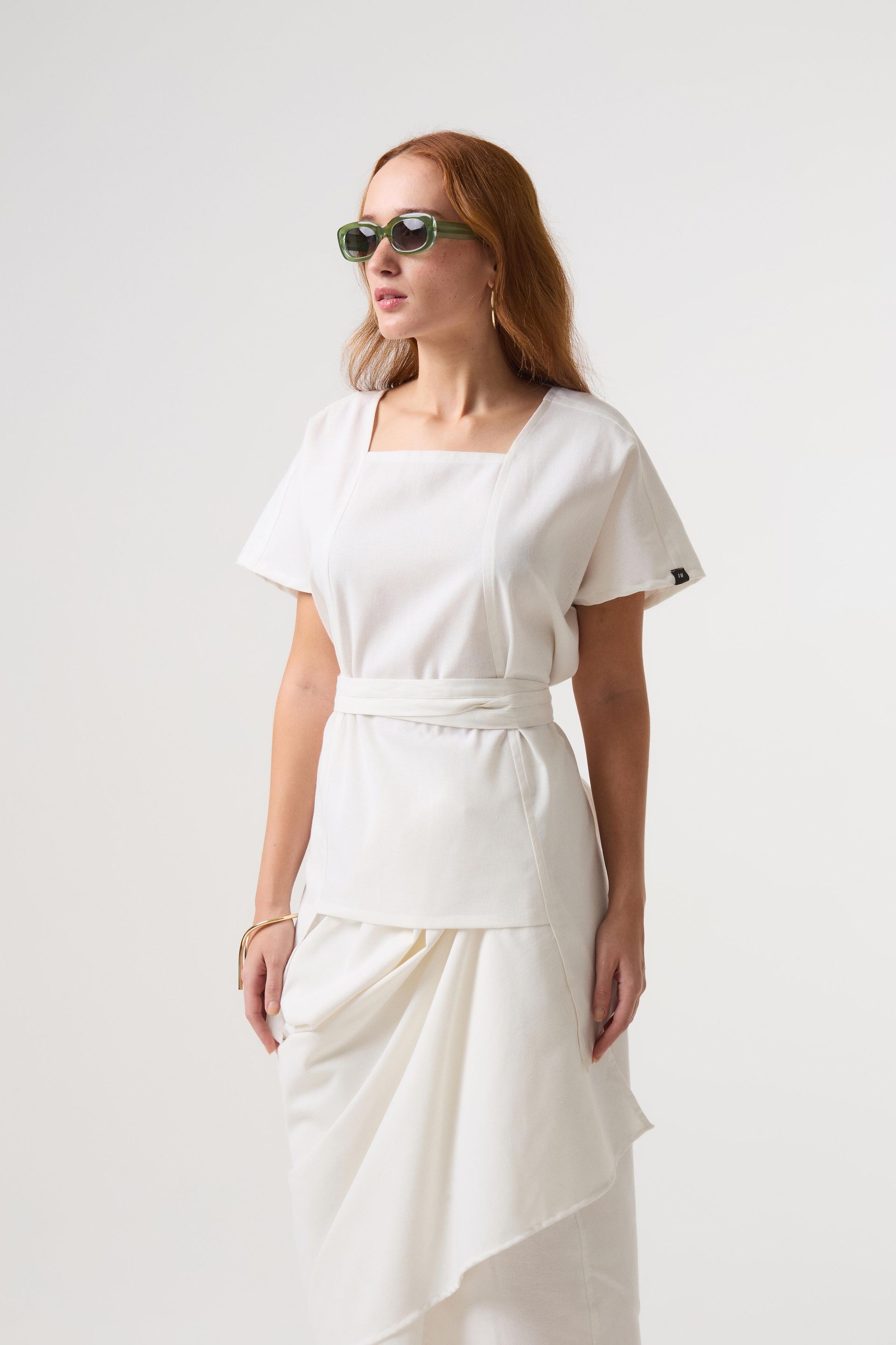 Foto do produto BLUSA AMARRAS OFFWHITE