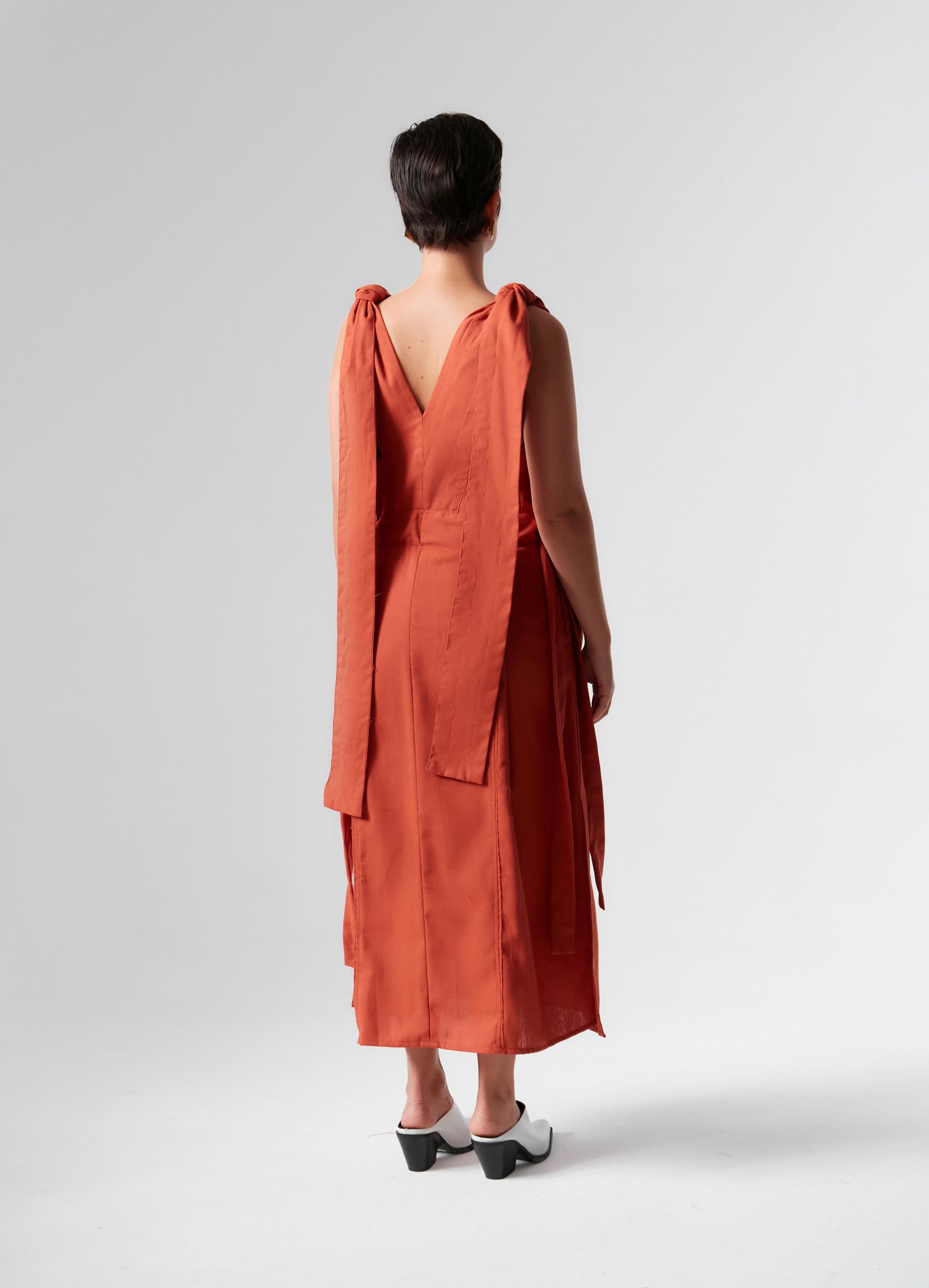 Foto do produto VESTIDO SIZA TELHA