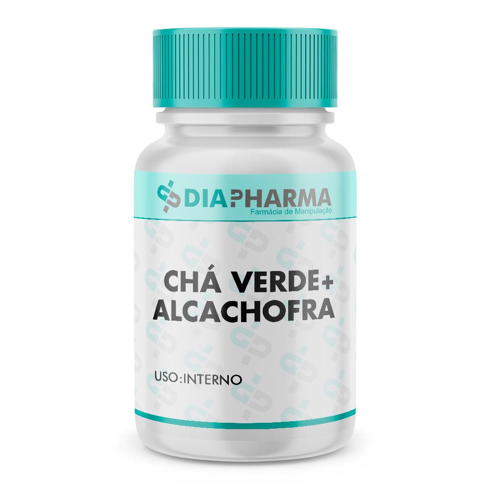 Chá Verde 150mg + Alcachofra 300mg 90 Cápsulas