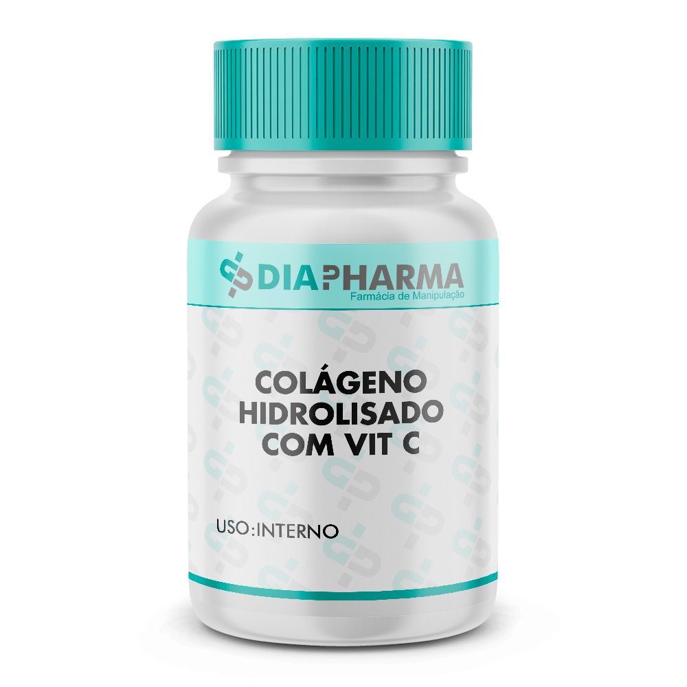 Colágeno hidrolisado 500mg com vit C 300mg 60 Doses